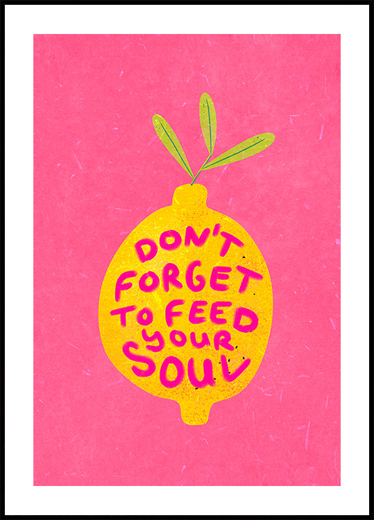 Soulfood Lemon Plakat - Posterbox