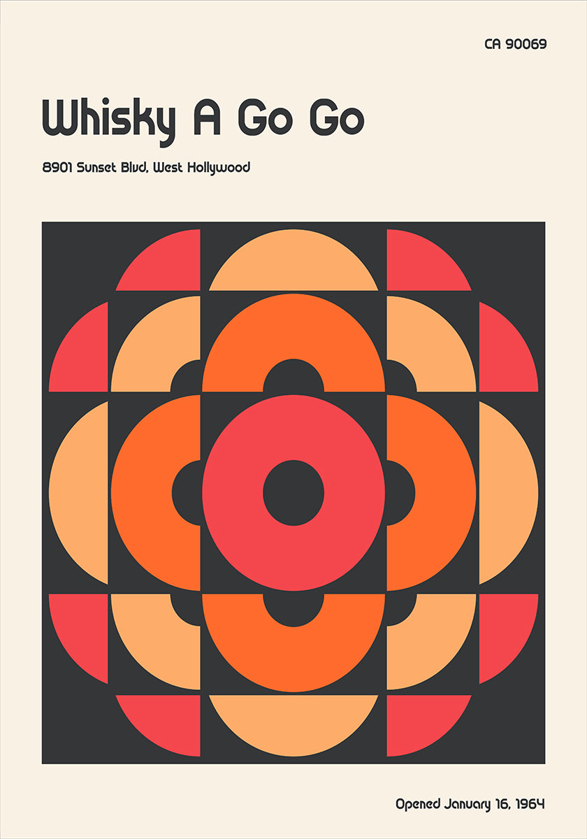 Whisky a Go Go Retro - Posterbox