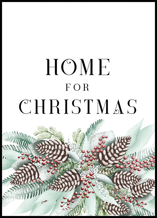 Home for Christmas Plakat - Posterbox