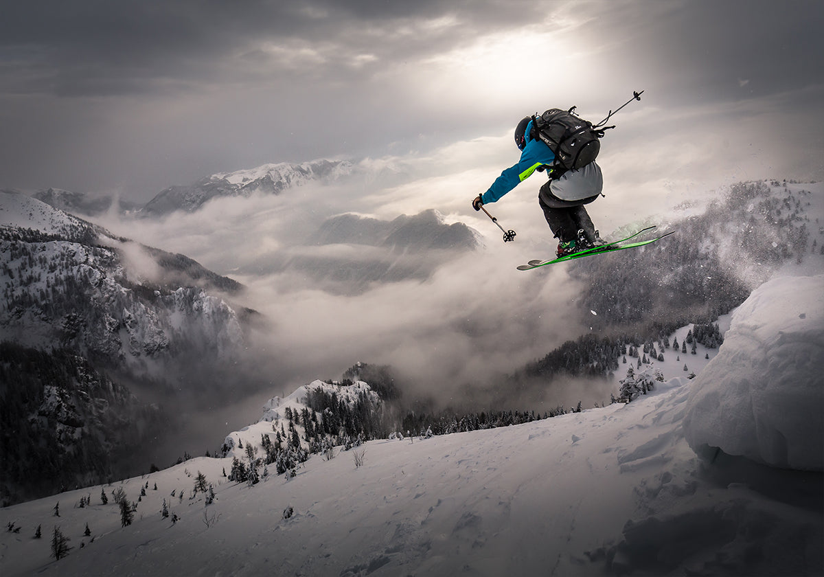 Backcountry skiing - Posterbox