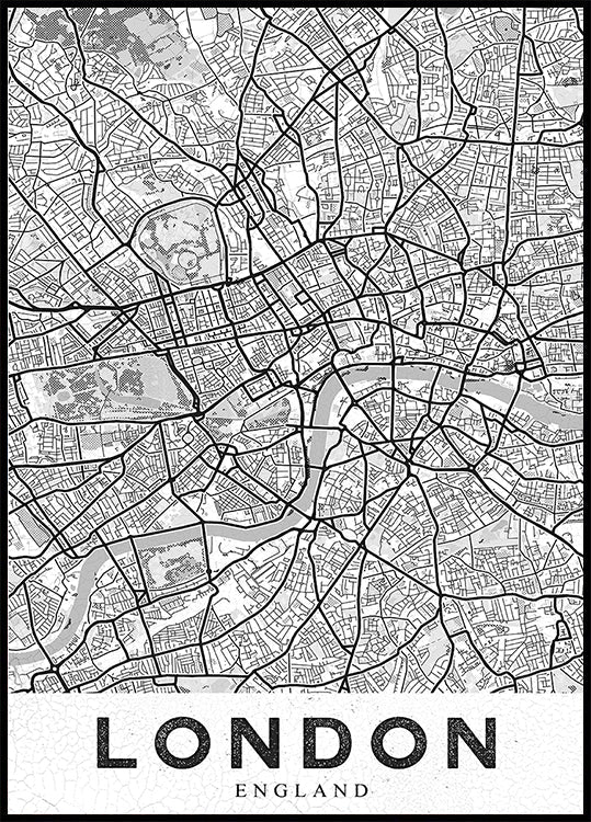 London White Plakat - Posterbox