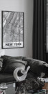 New York White Plakat - Posterbox