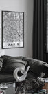 Paris White Plakat - Posterbox