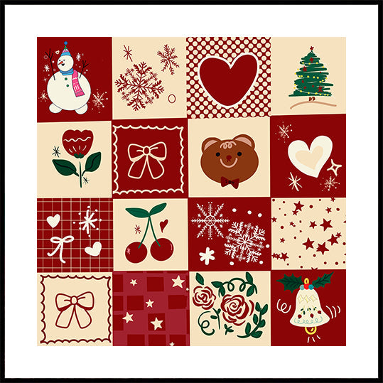 Xmass pattern Plakater - Posterbox