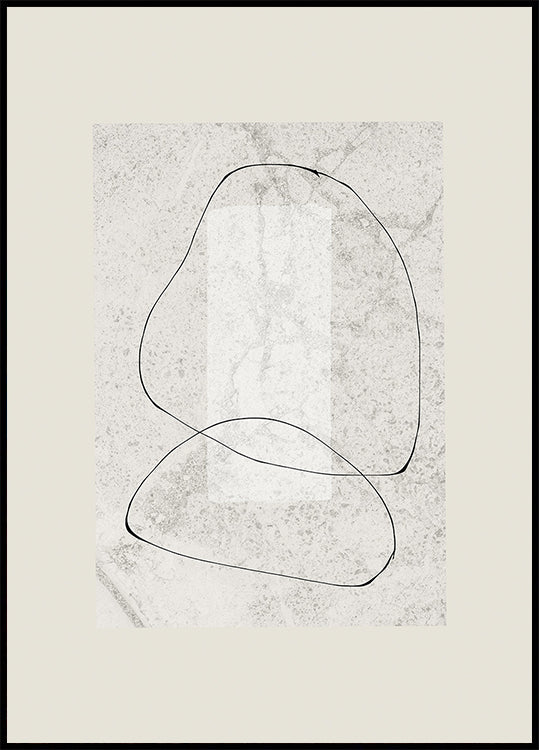 Minimalist Curves Plakat - Posterbox