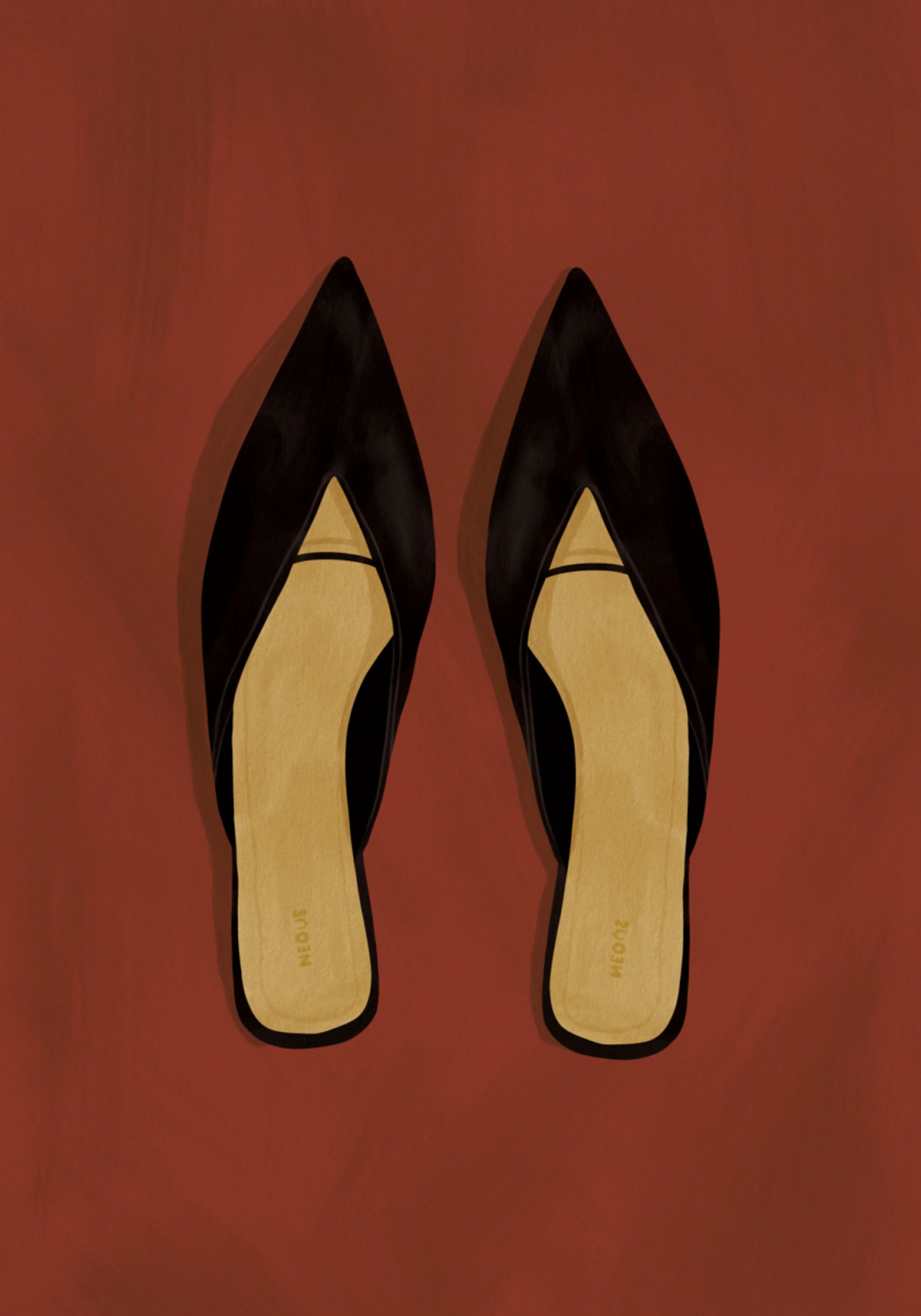 Mules neri chic