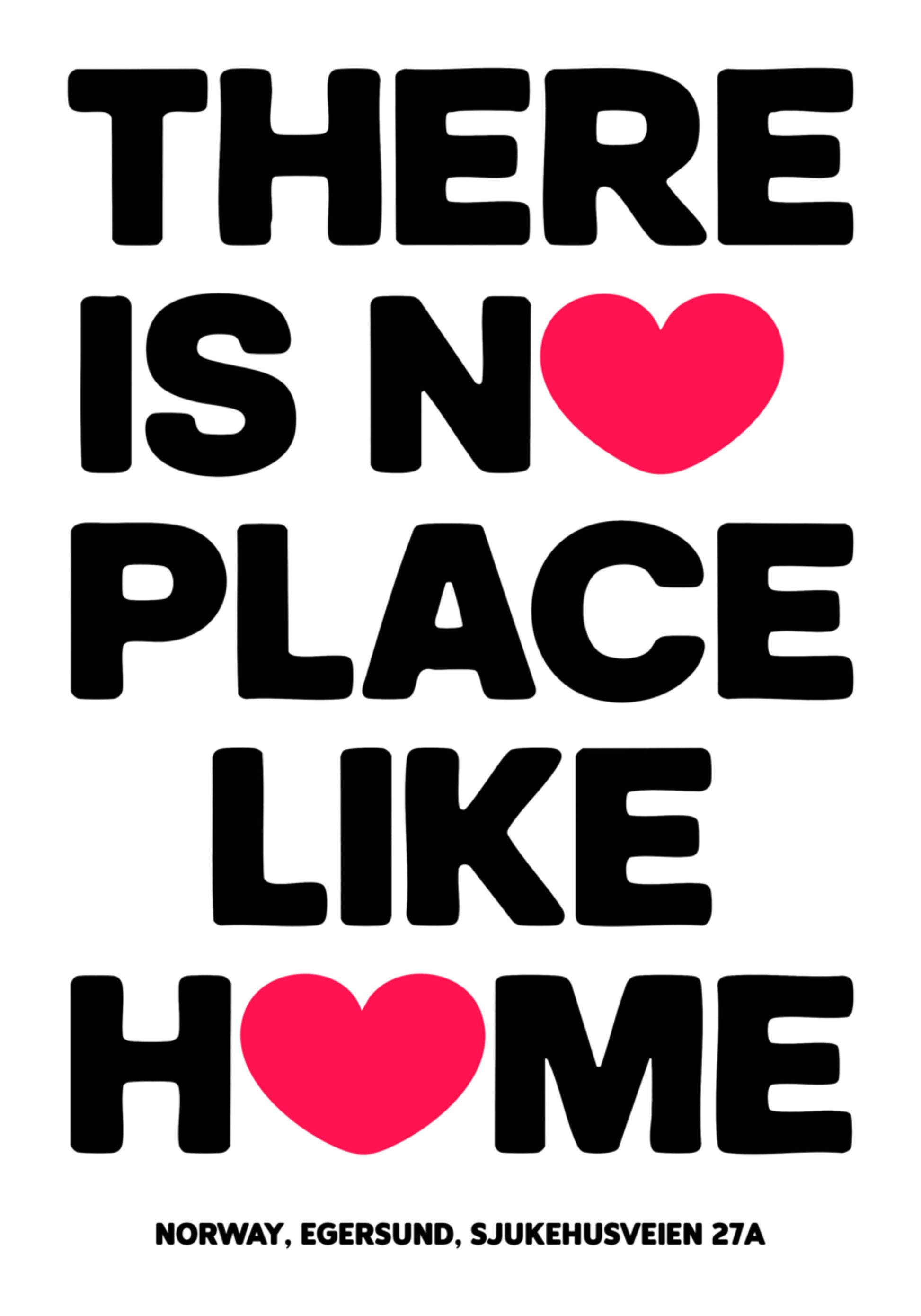 Poster con citazione personale per la casa