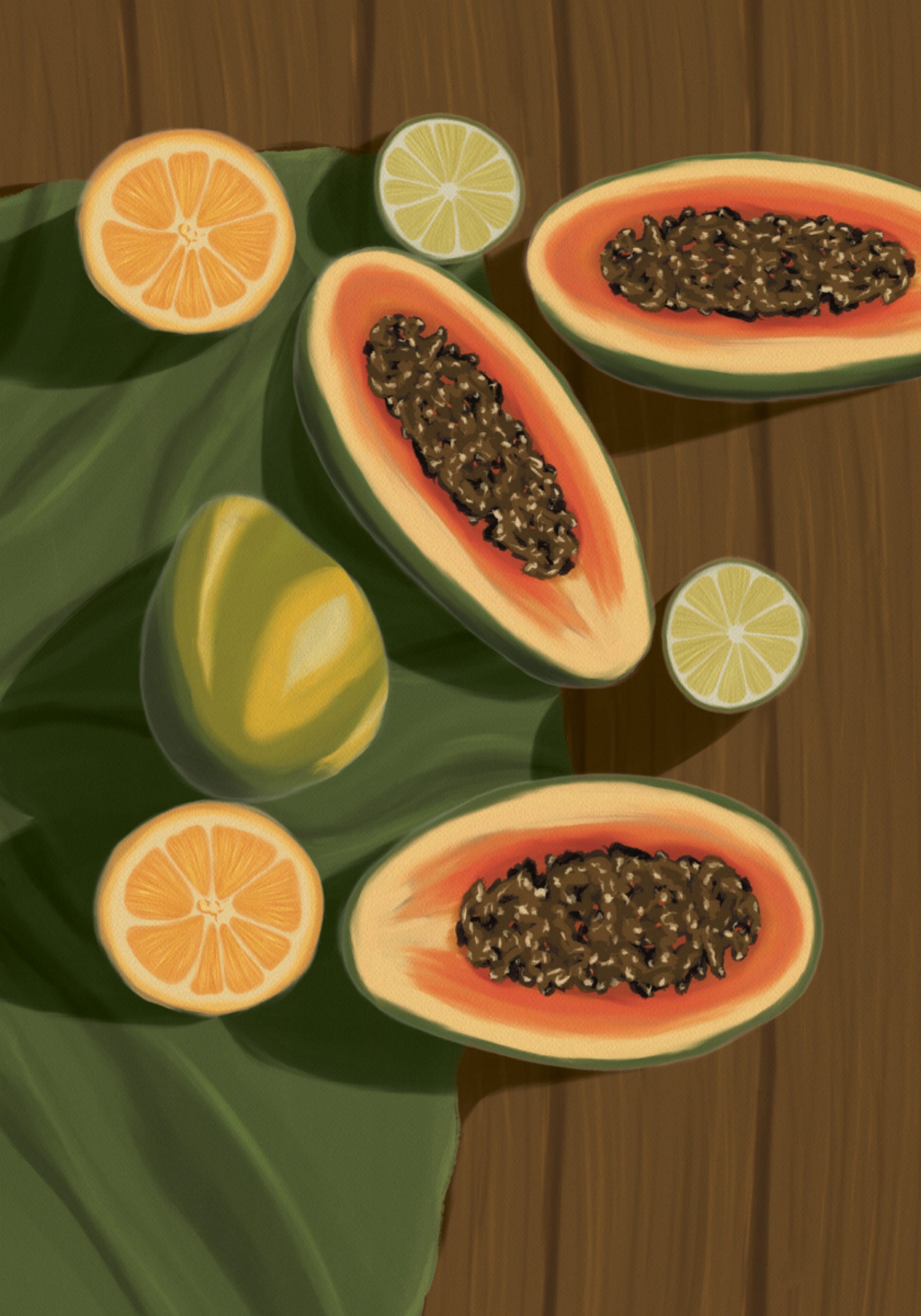 Frutti tropicali vibranti