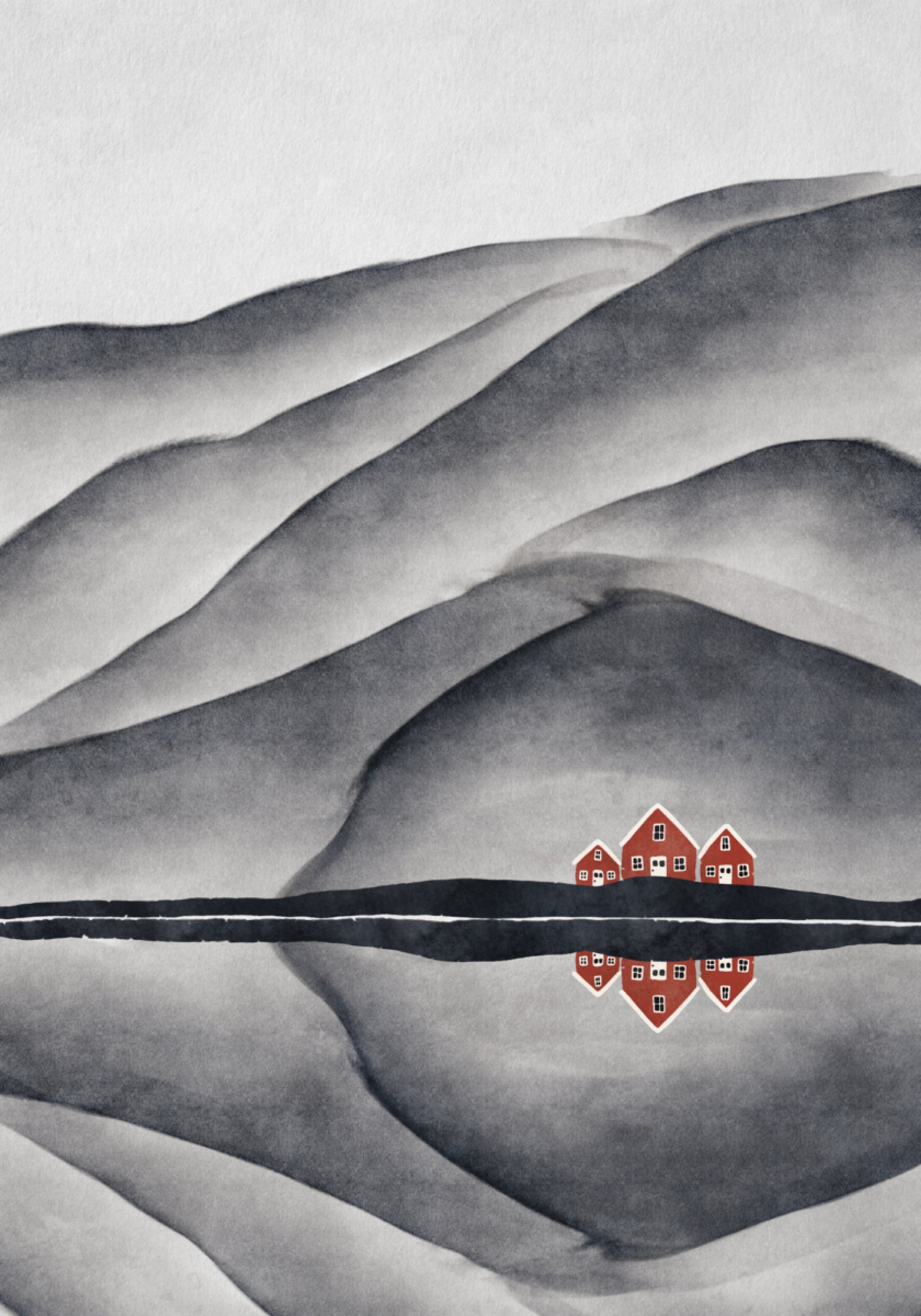Riflesso sul lago della Casa Rossa