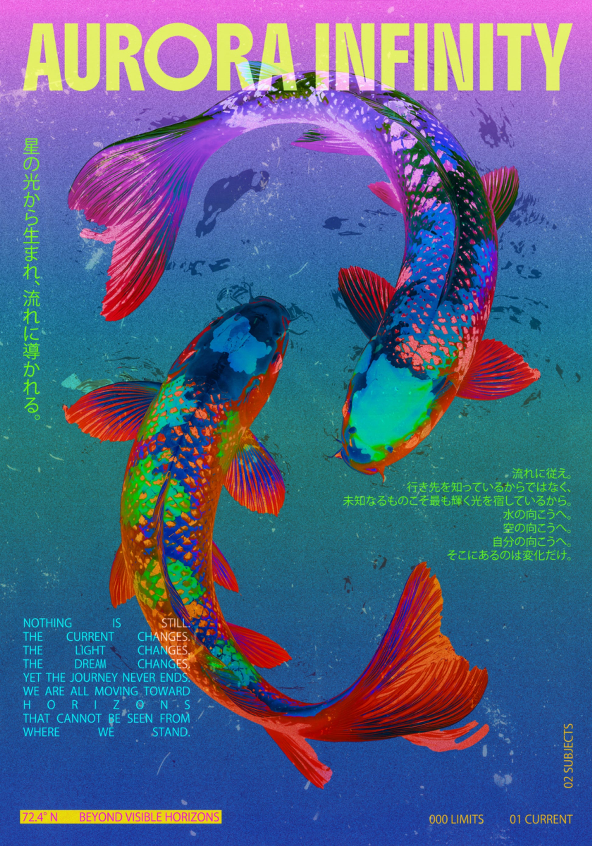 La vibrante Aurora Koi