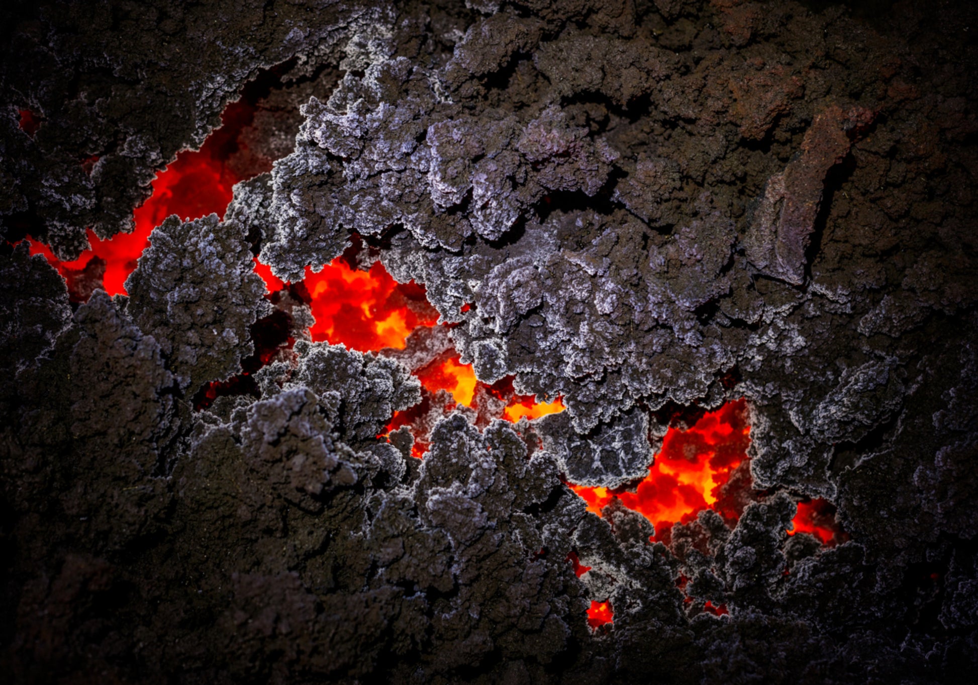 Colata di lava fusa