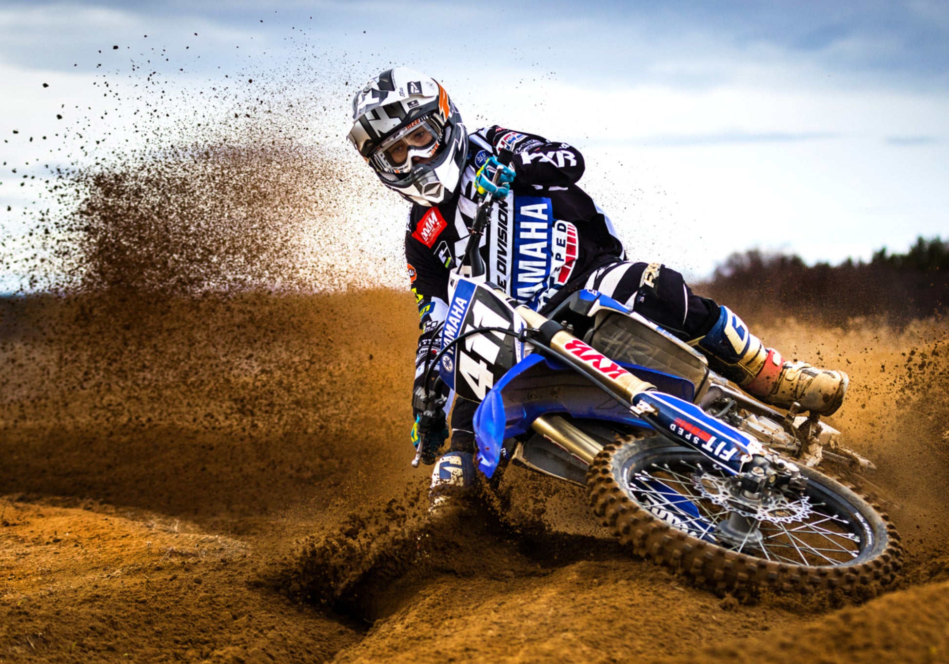 Emozione sterrata del motocross