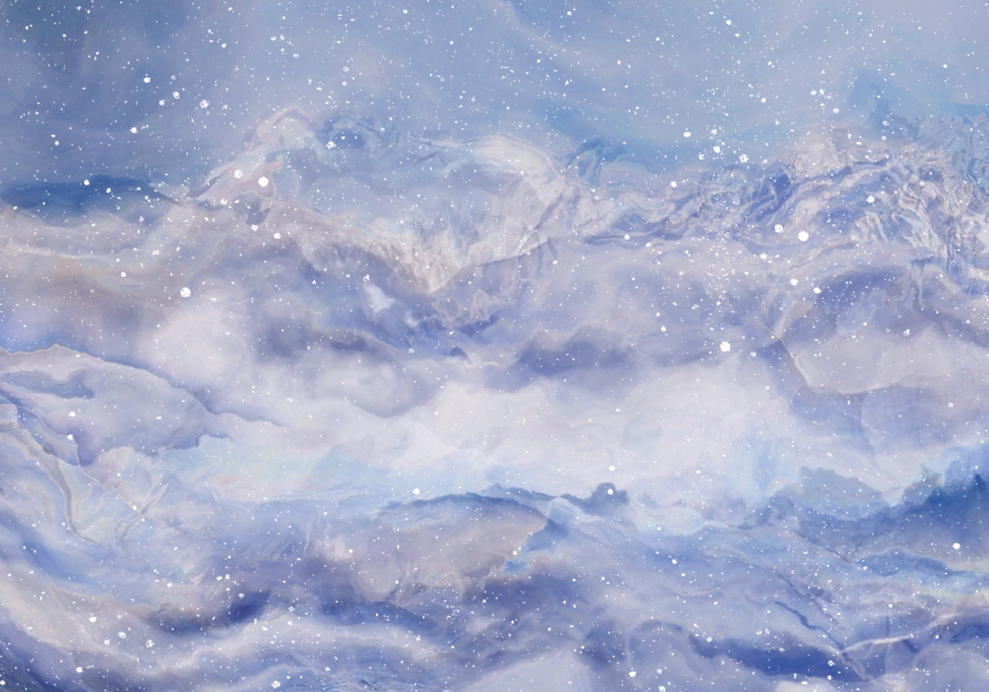 Montagne Sotto Un Cielo Stellato