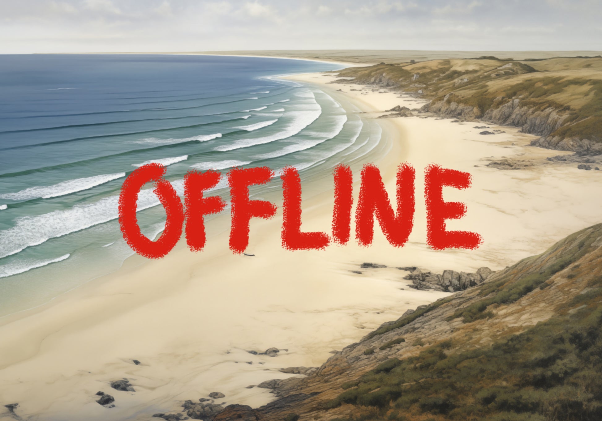 Fuga sulla spiaggia offline