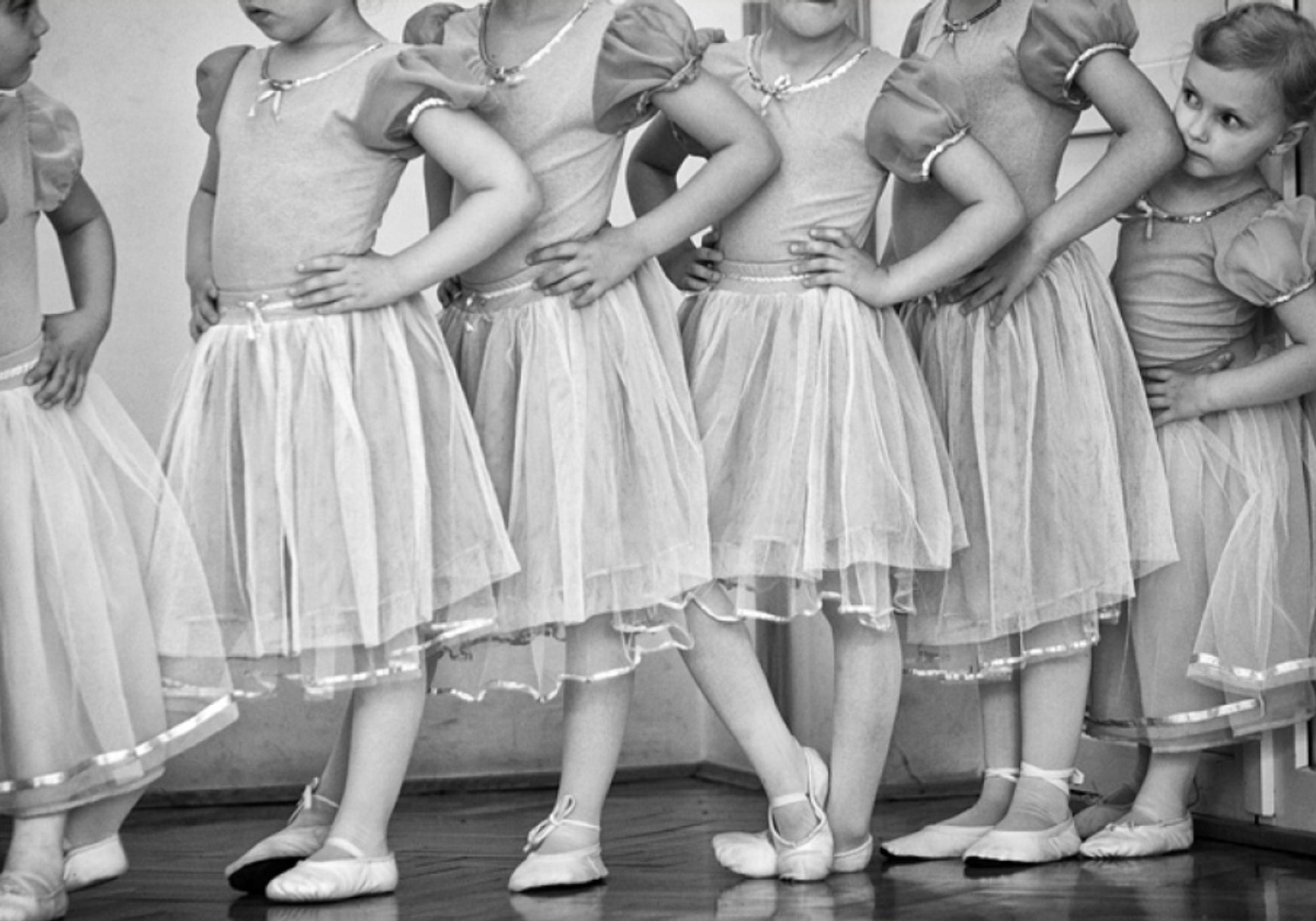 Pratica delle giovani ballerine