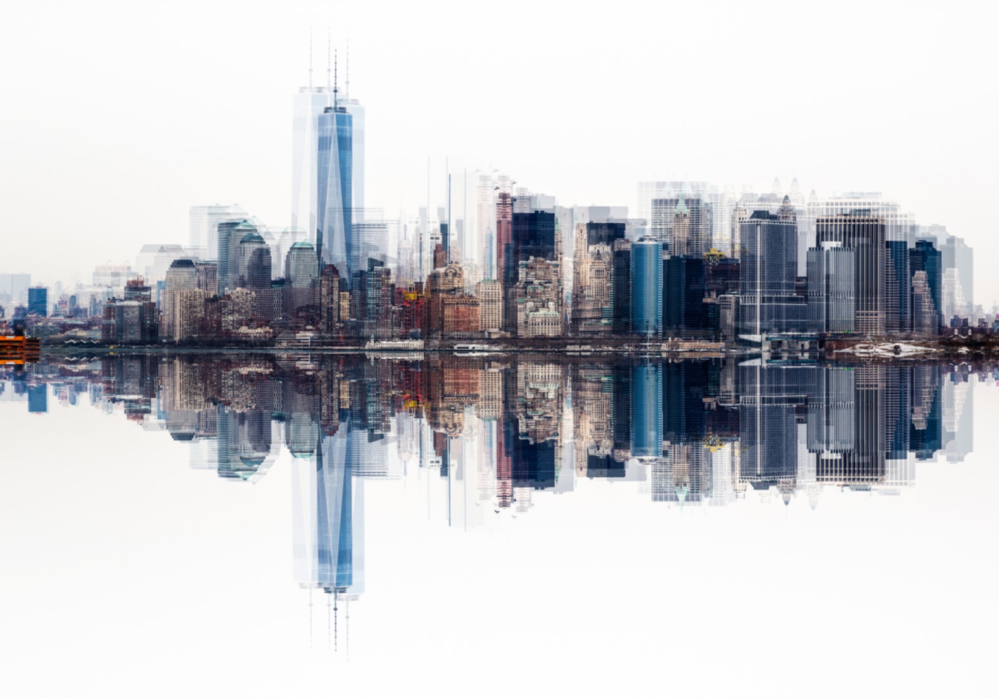 Orizzonte astratto di Manhattan
