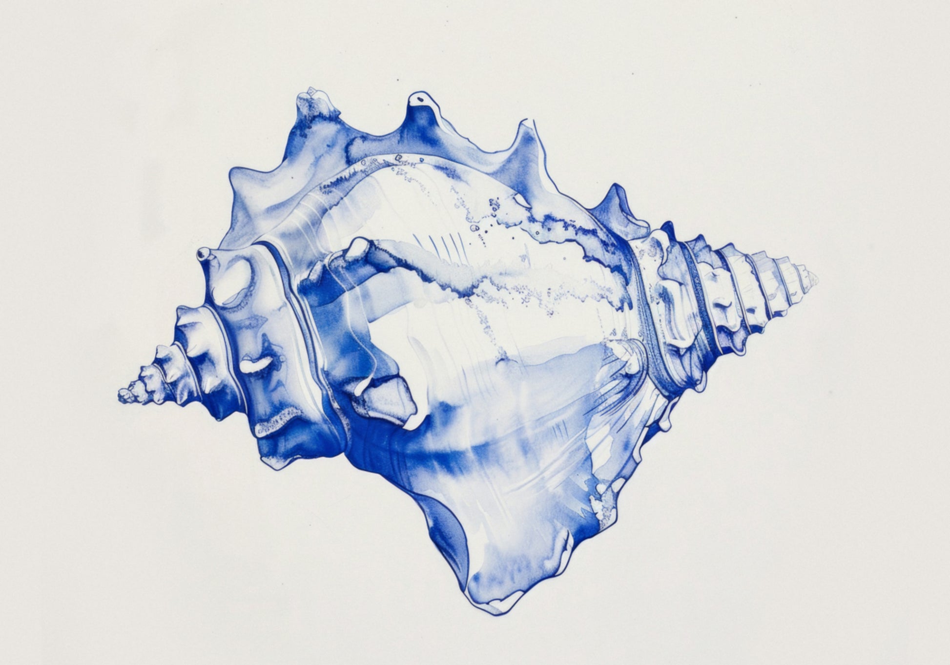 Armonia di conchiglia blu