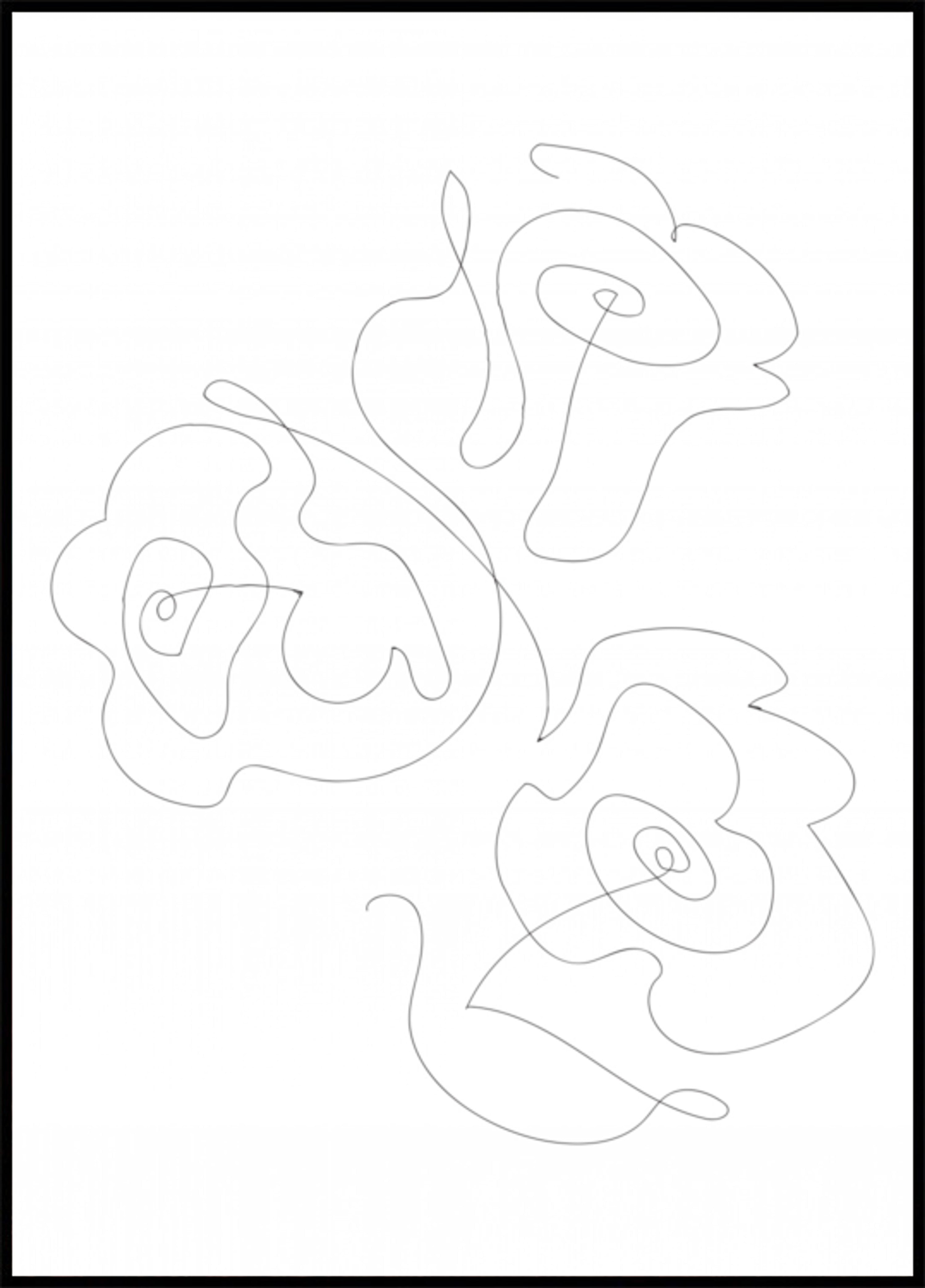 Fiori di linea minimalista