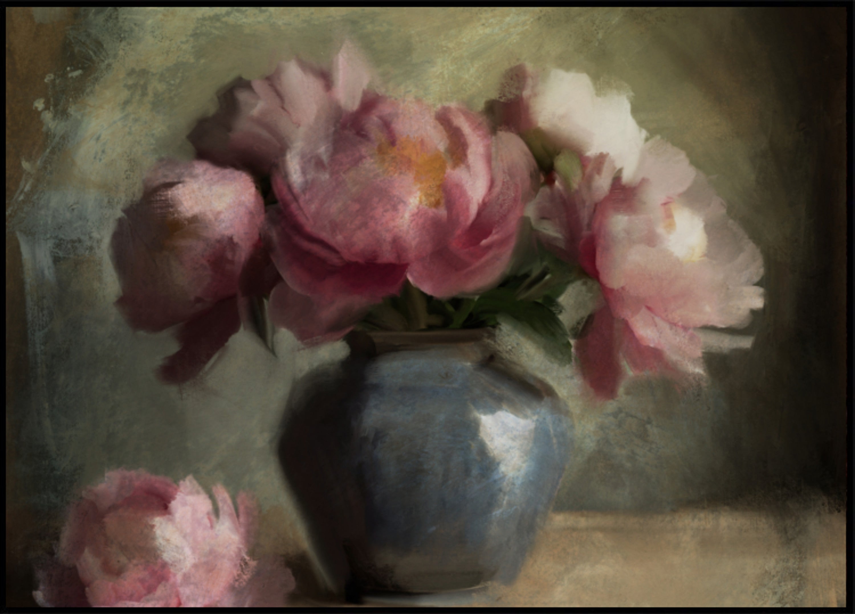 Pivoines una rosa