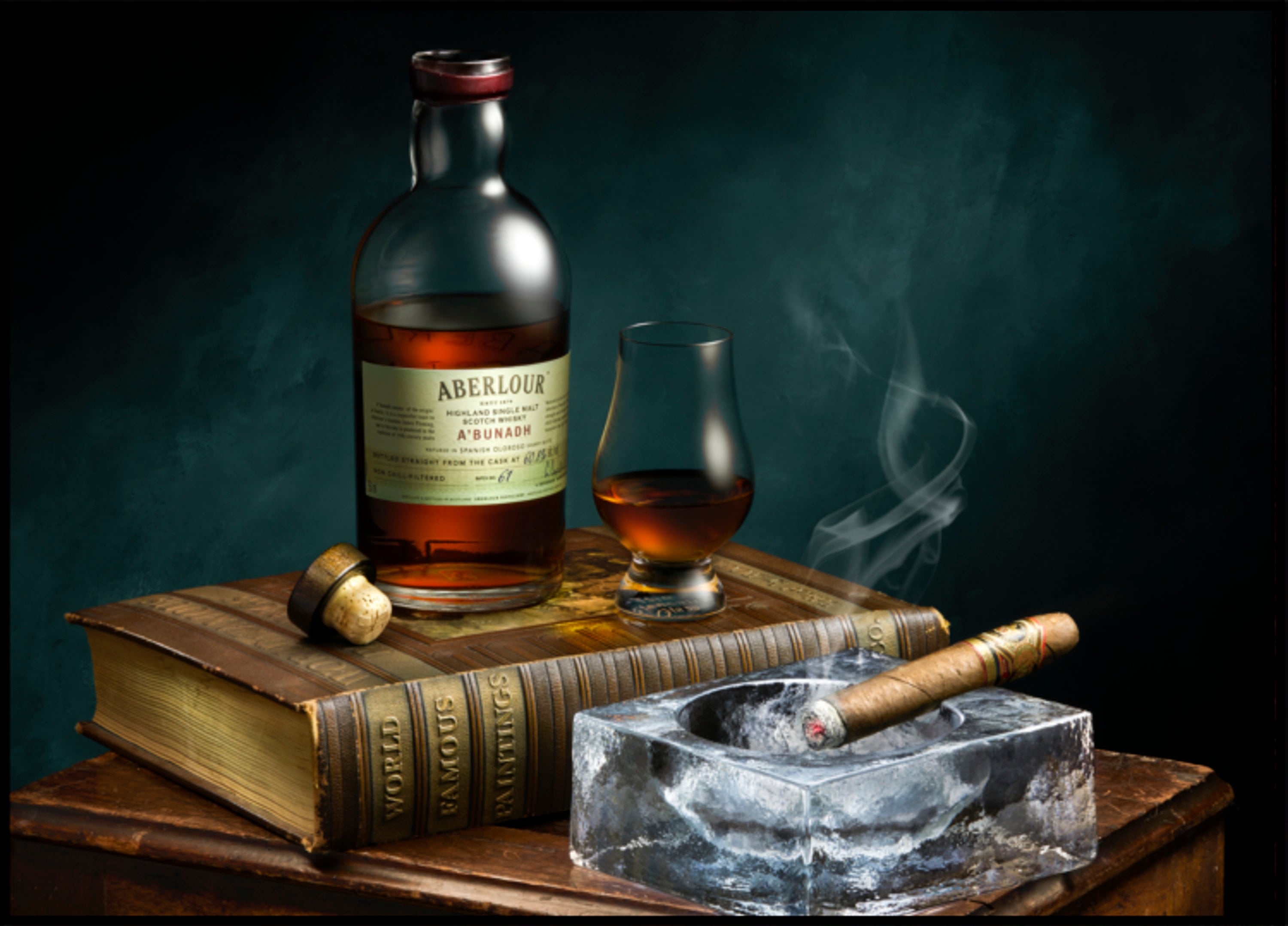 Libro dei sigari di whisky