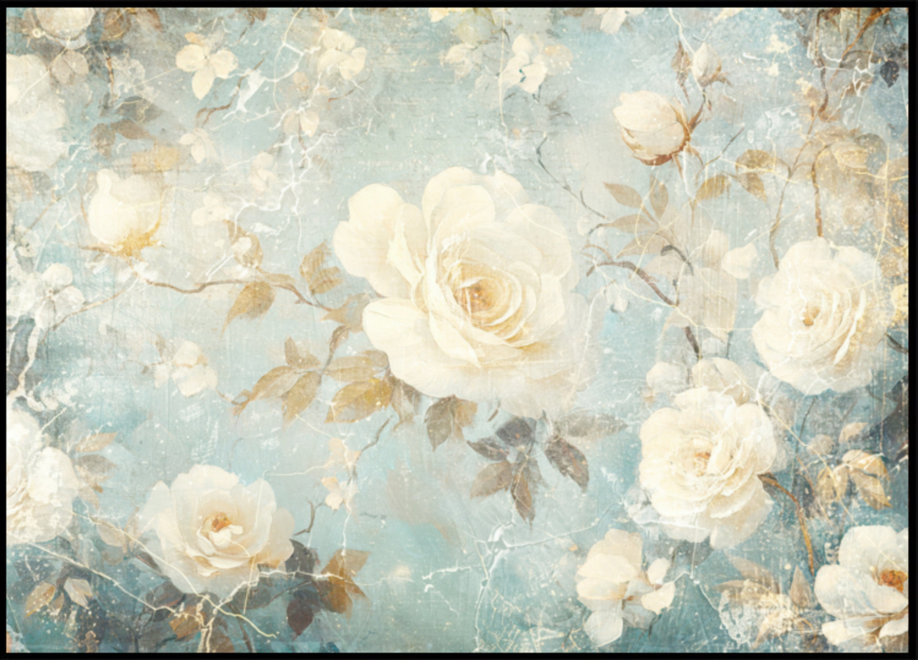 Rose bianche d'epoca