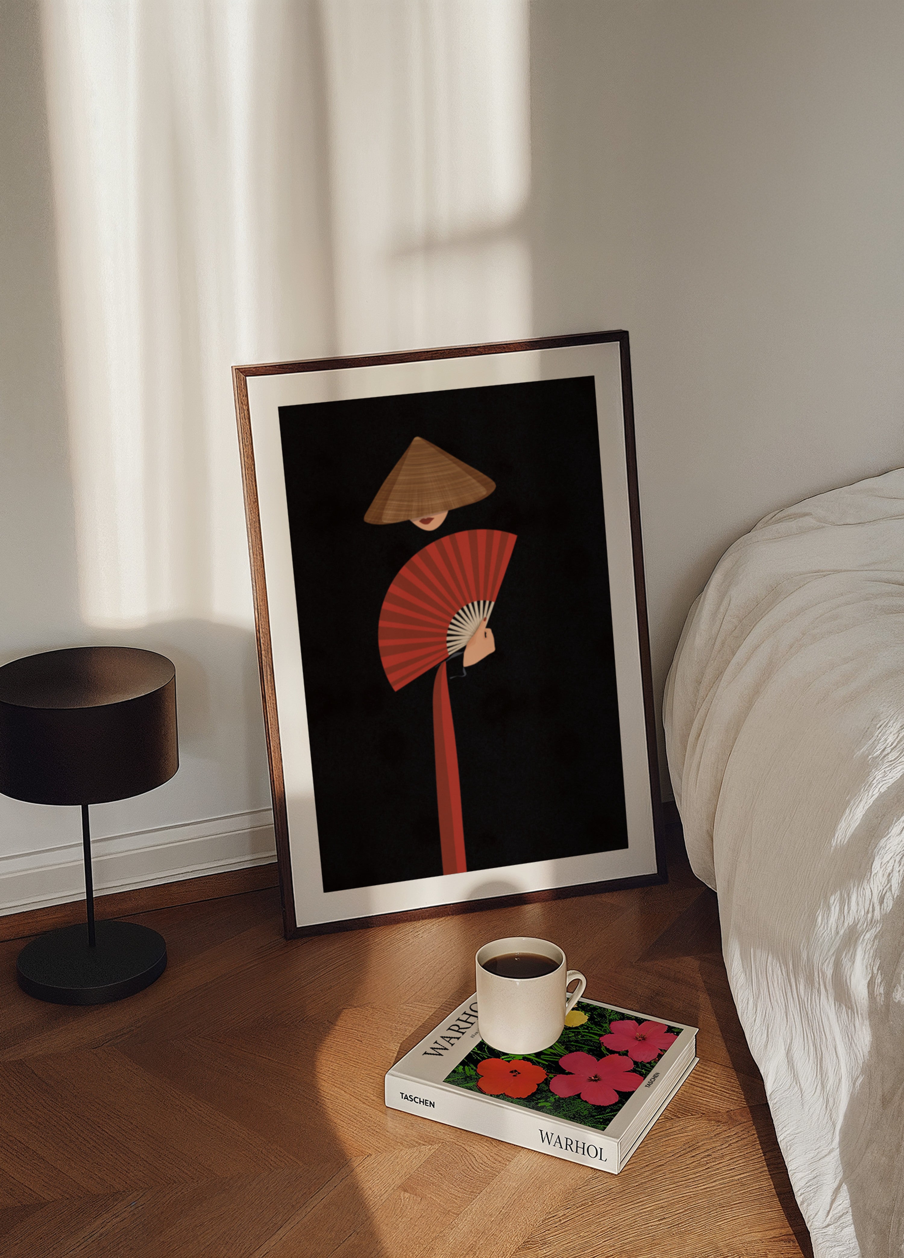 Elegante fan asiatico