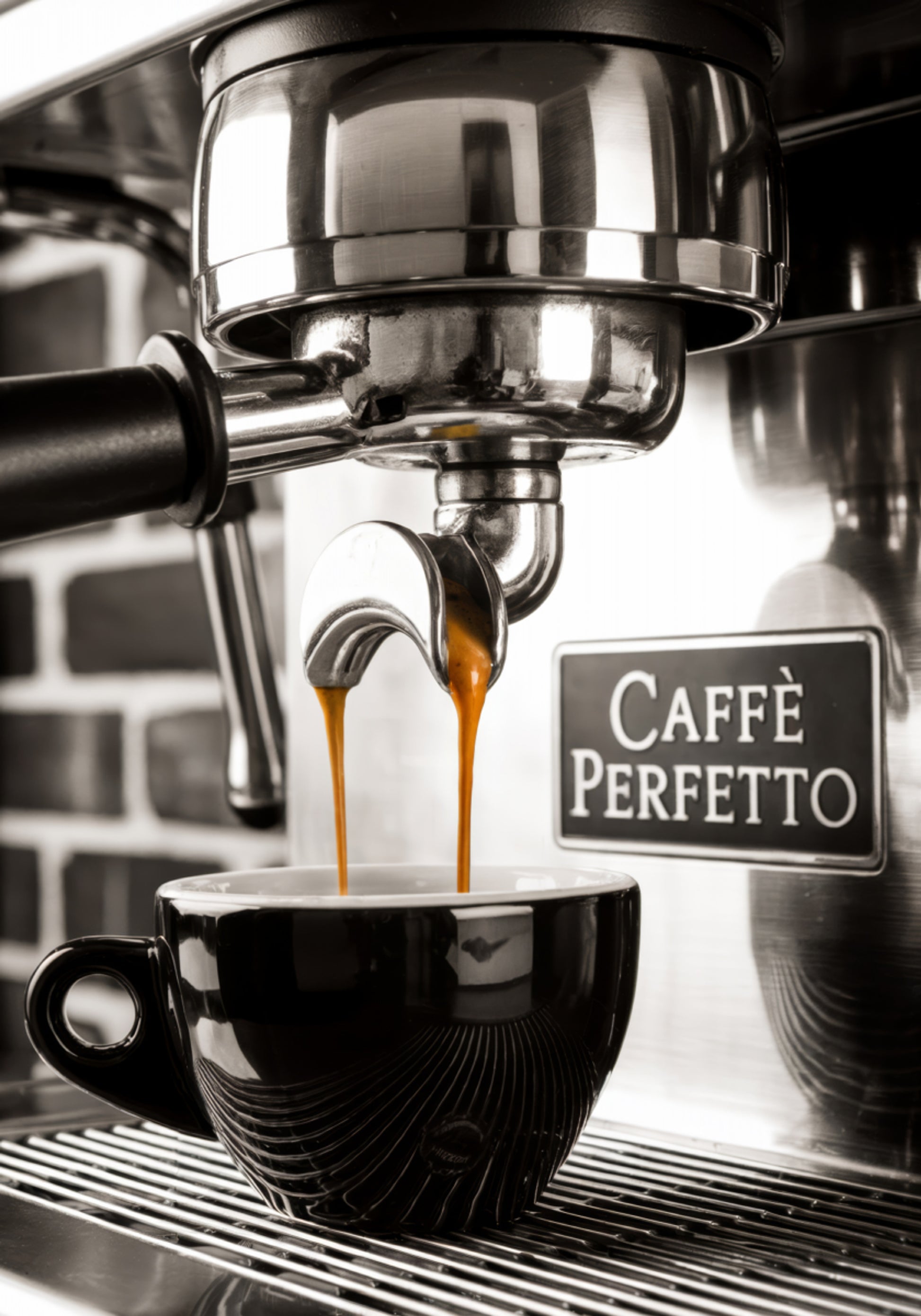 Momento perfetto dell'espresso