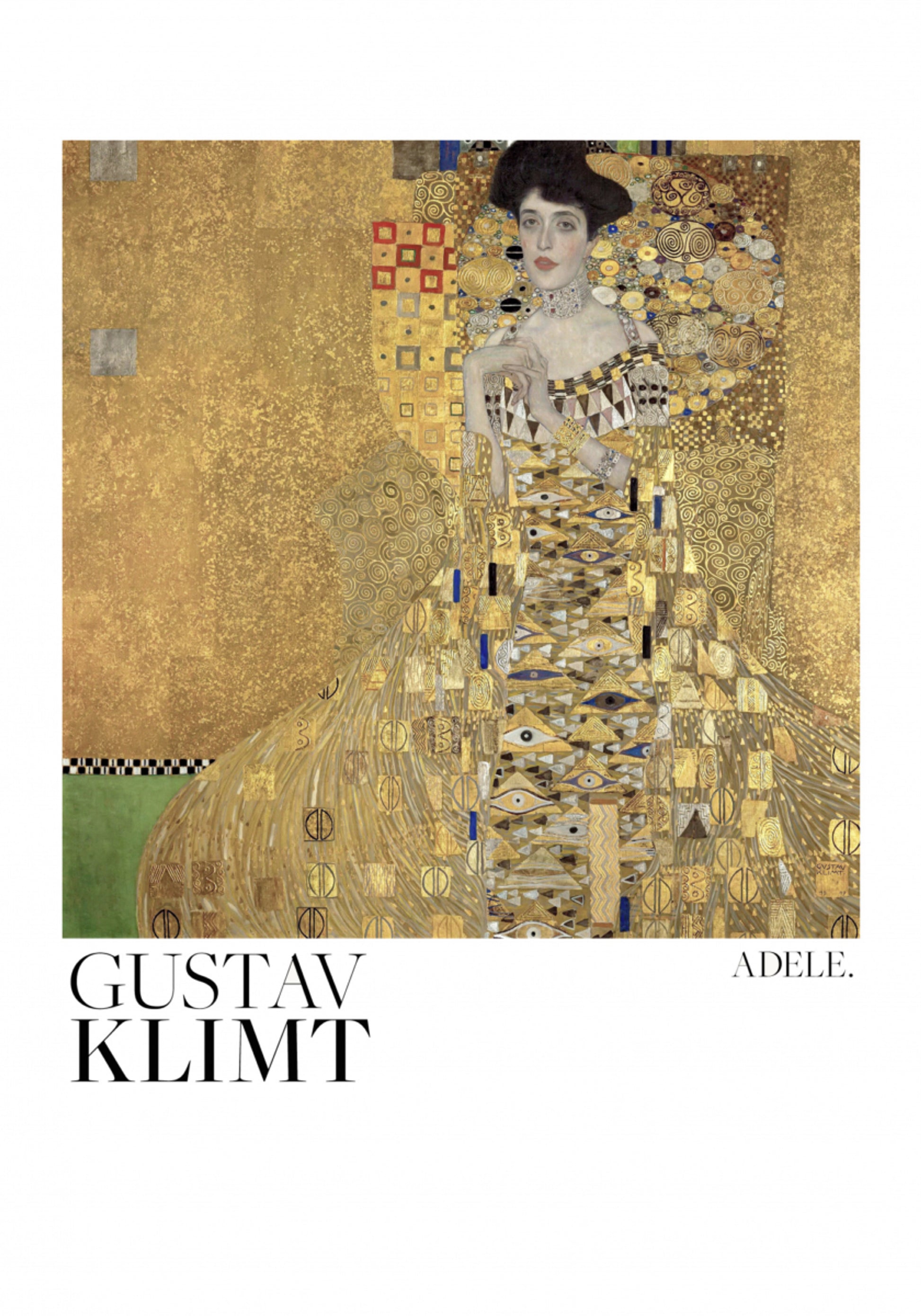 Ritratto di Adele Bloch Bauer I (1907) Manifesto