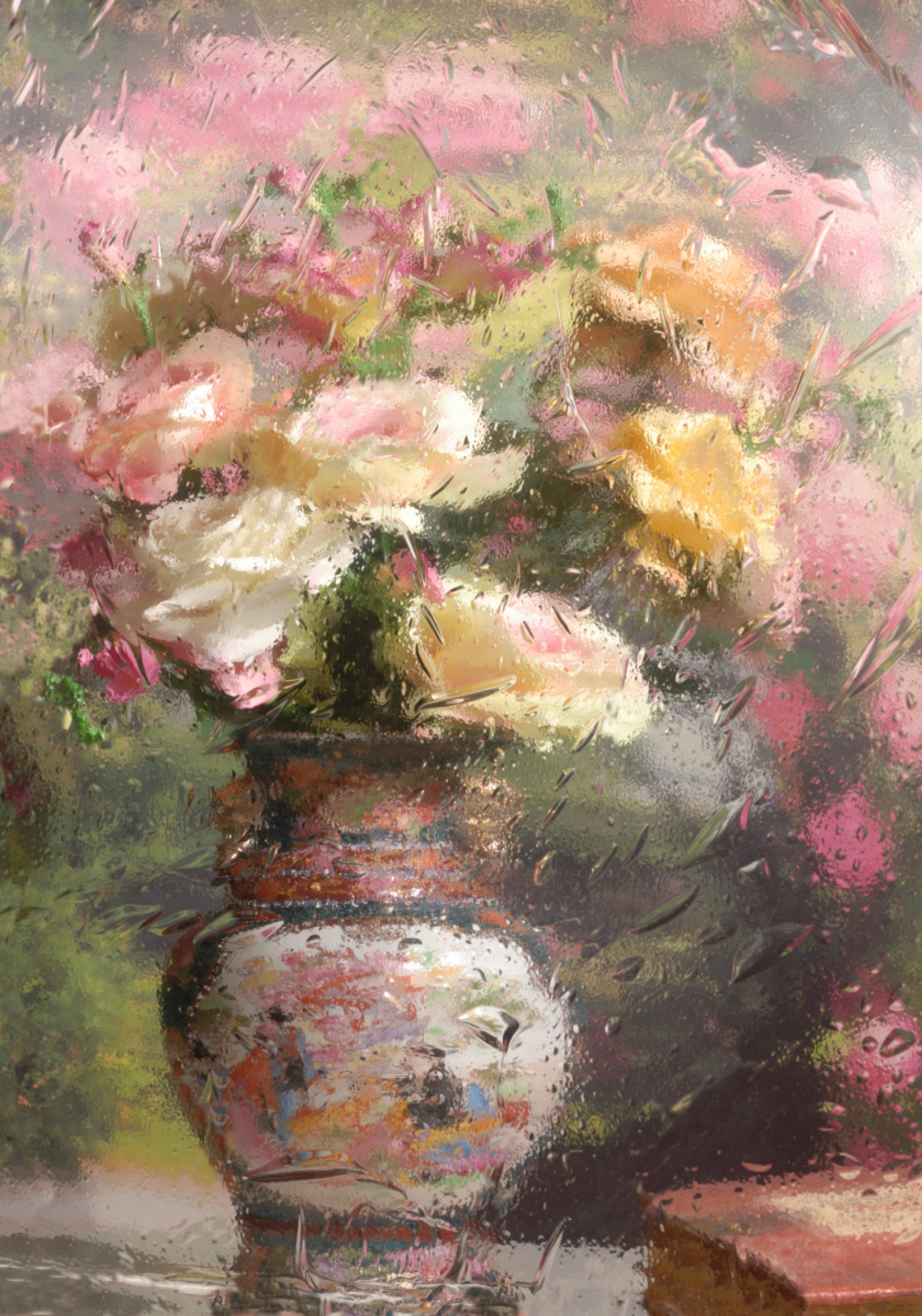 Fiori di un giorno di pioggia