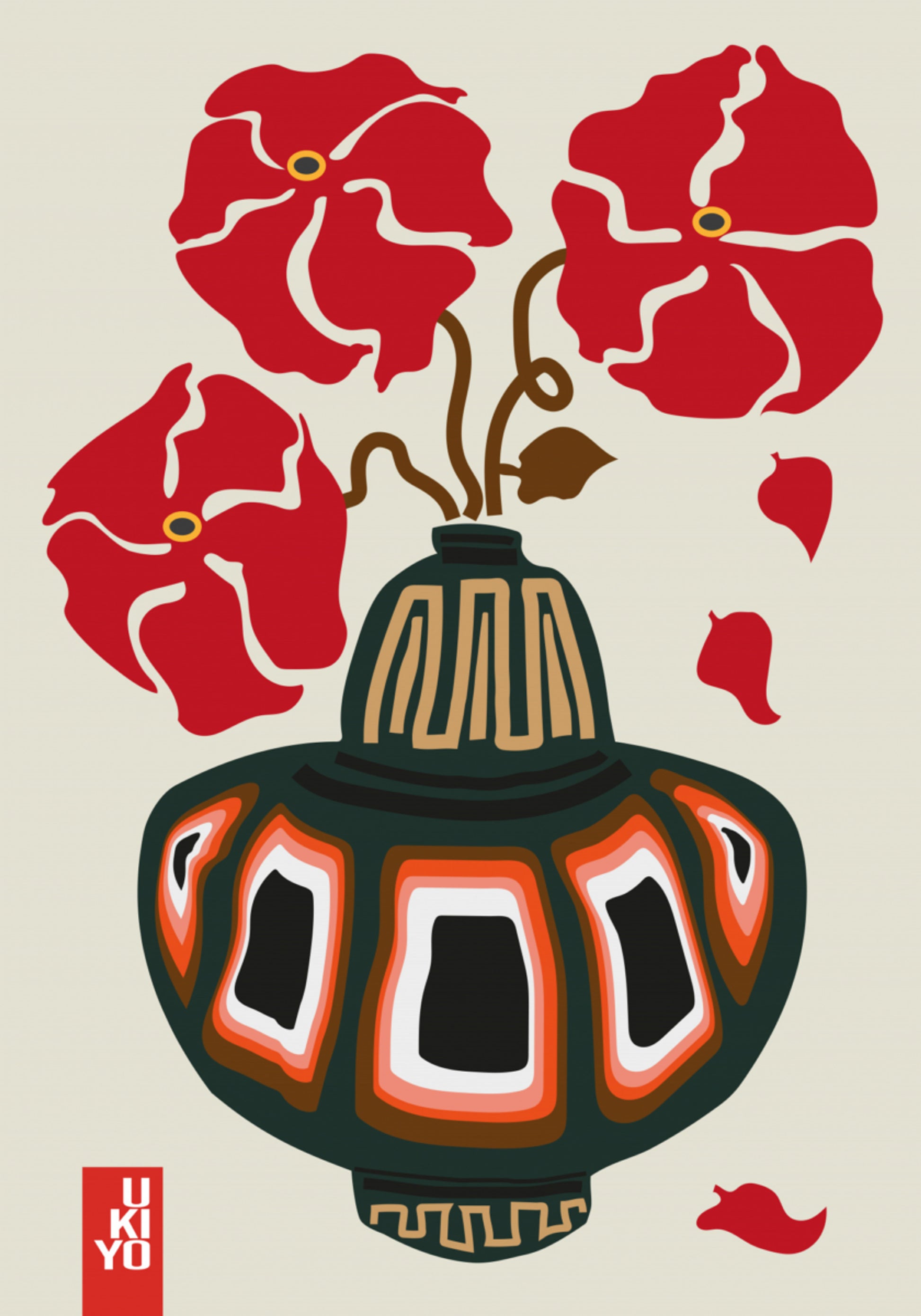 Salva i fiori Ukiyo