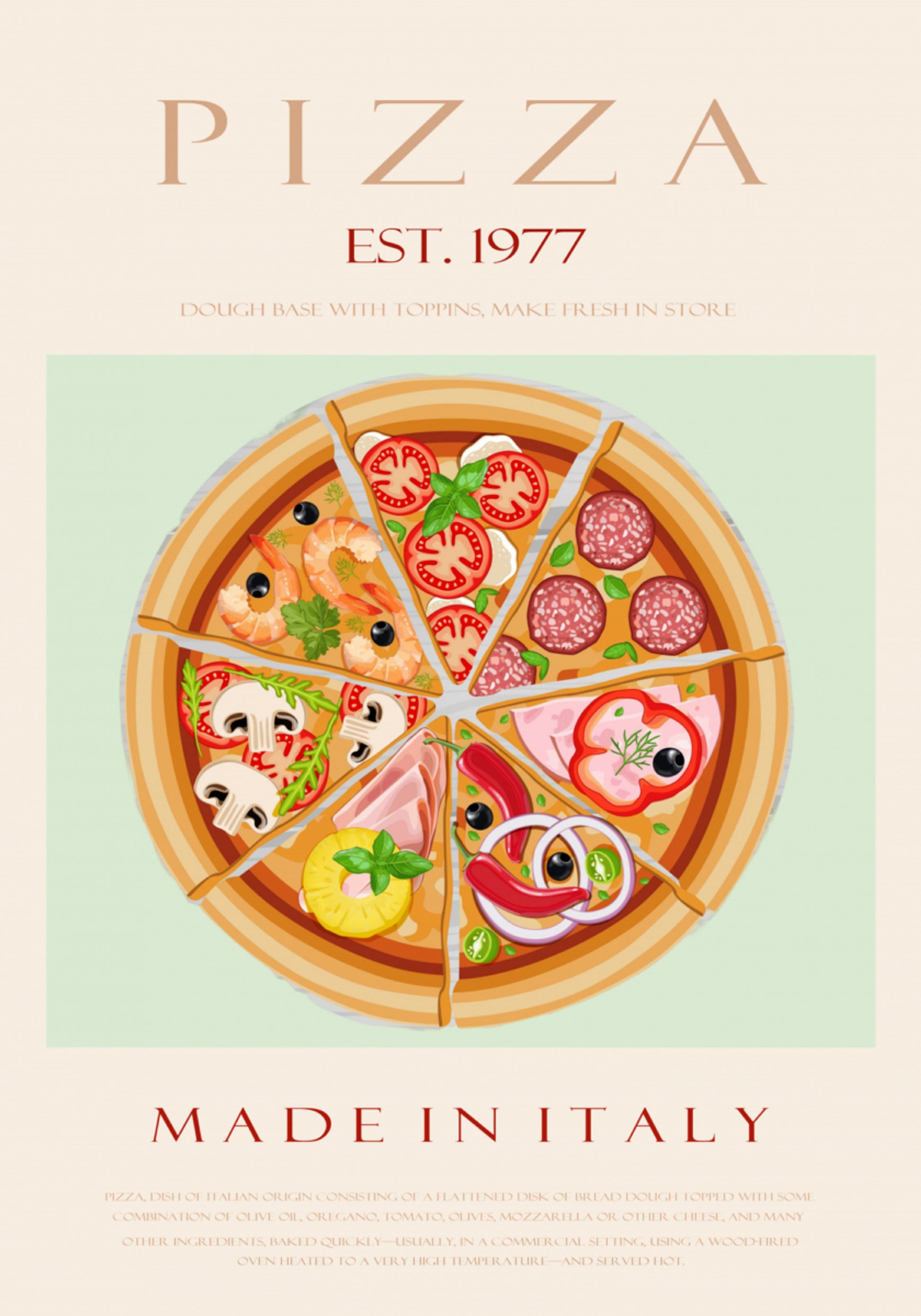 Varietà di pizza italiana