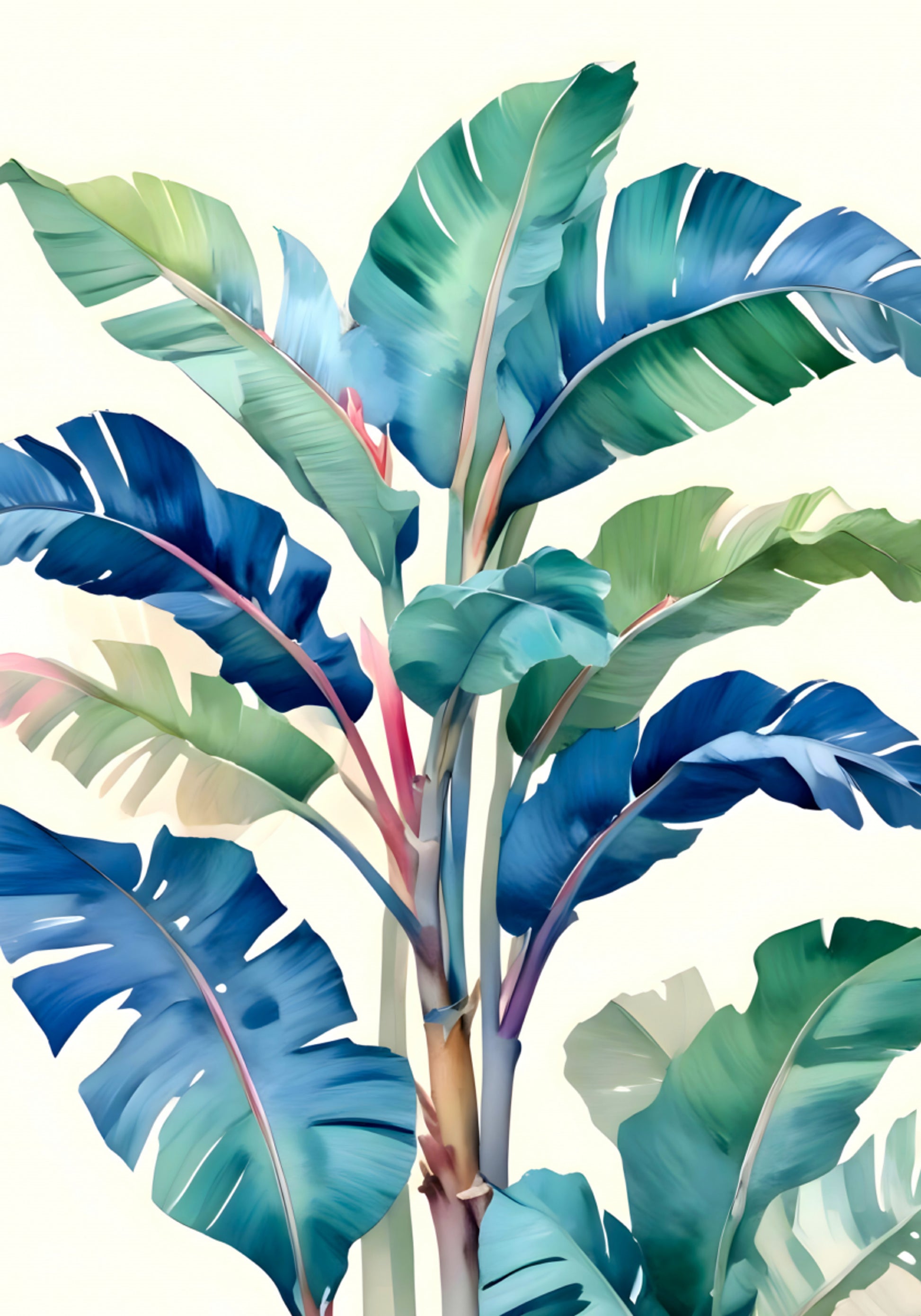 Foglie di banano tropicale