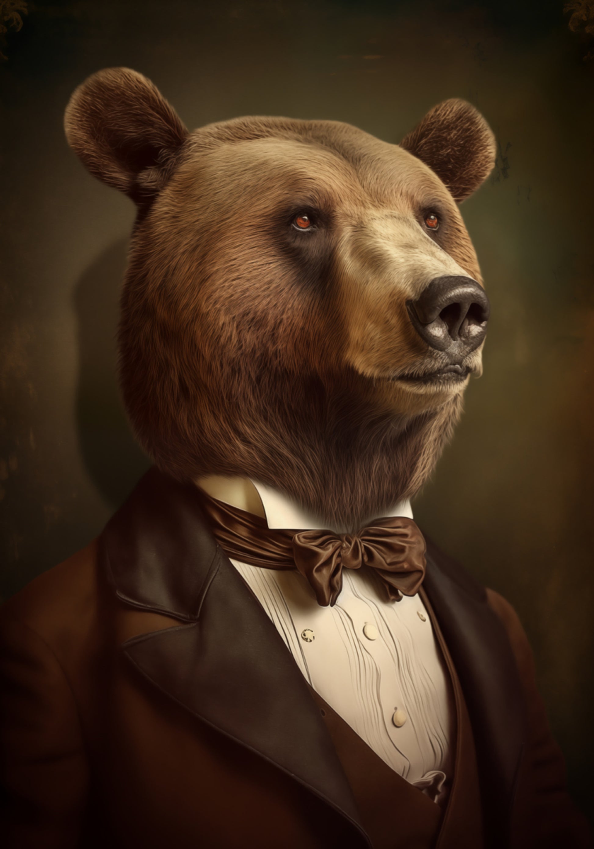 Illustre orso gentiluomo