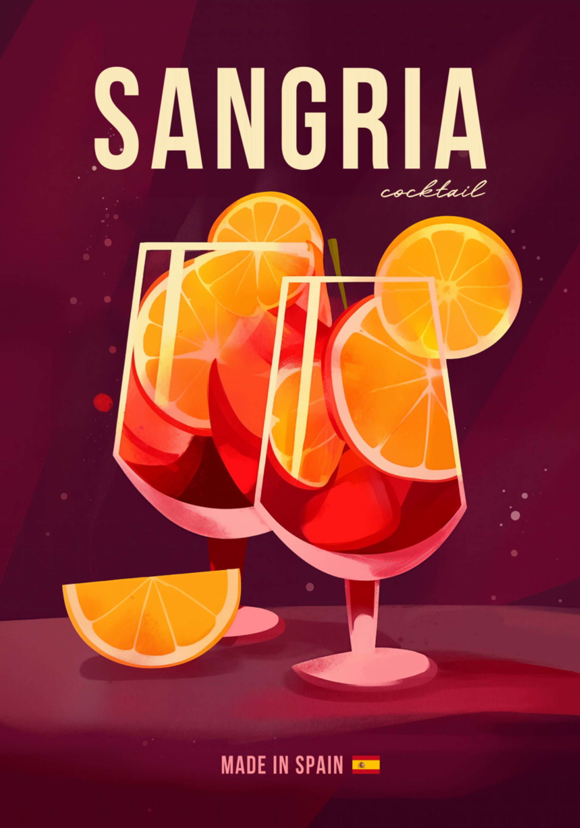 Cocktail rinfrescante alla sangria