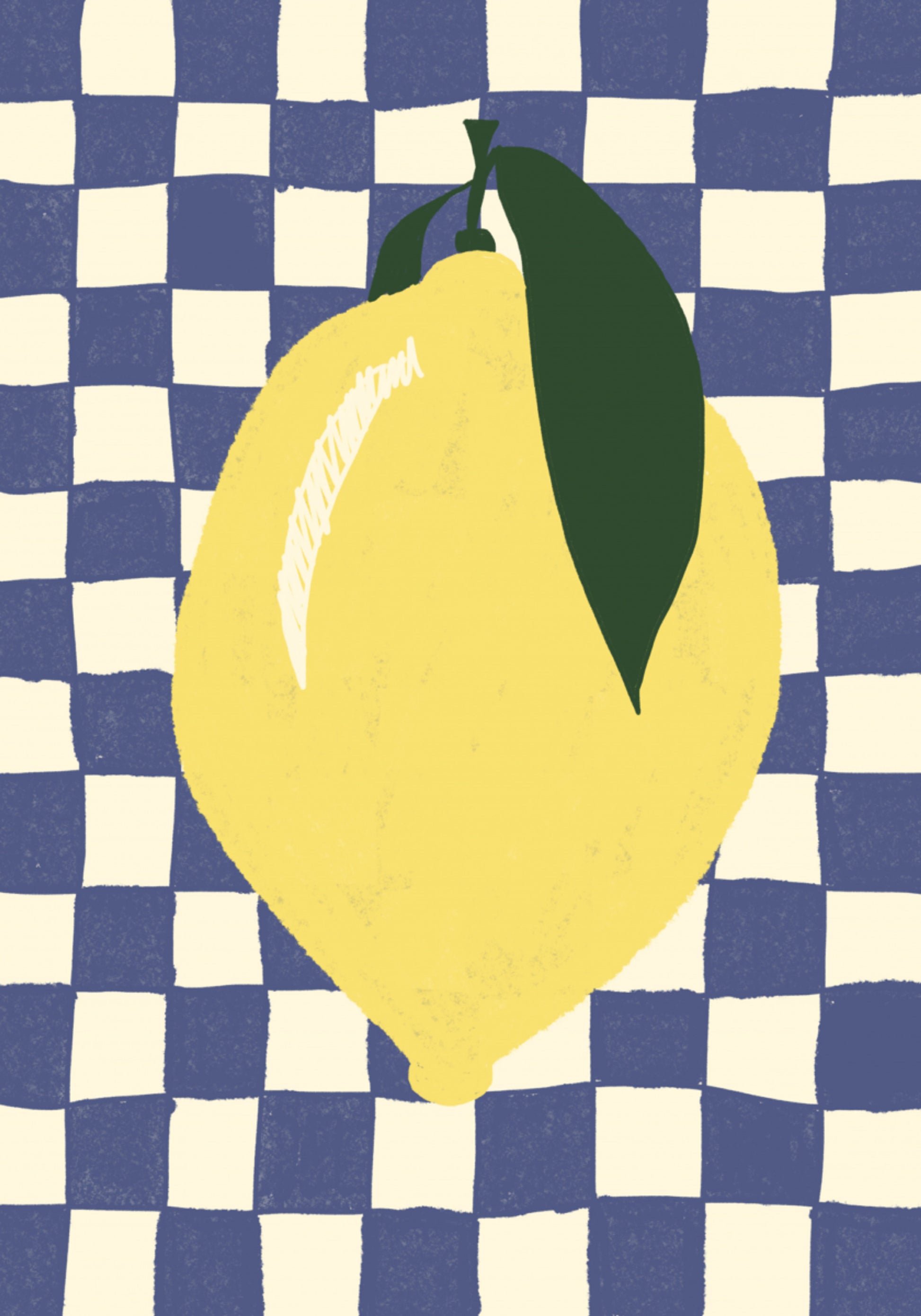 Limone A Scacchi Blu
