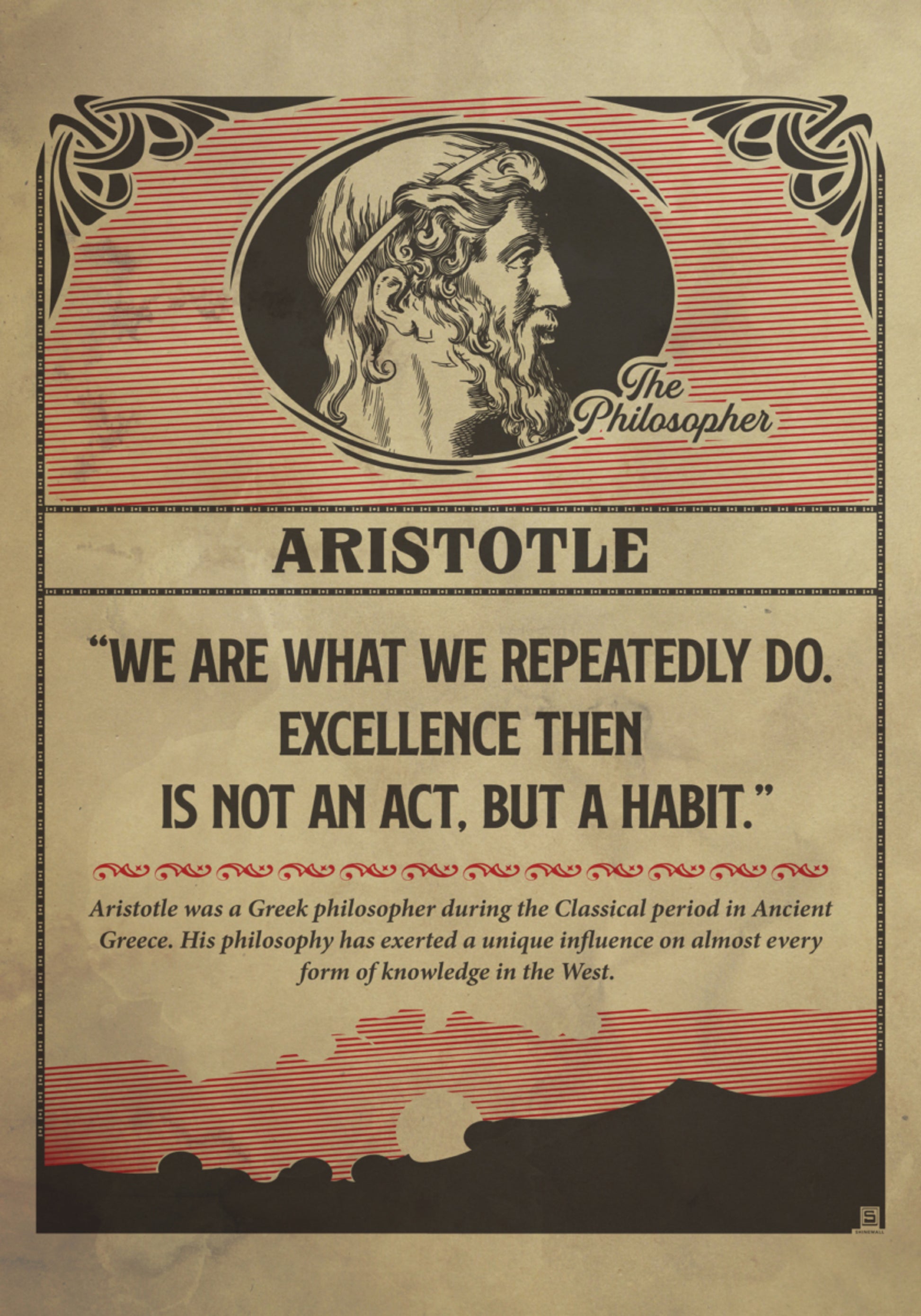 Citazione d'epoca di Aristotele