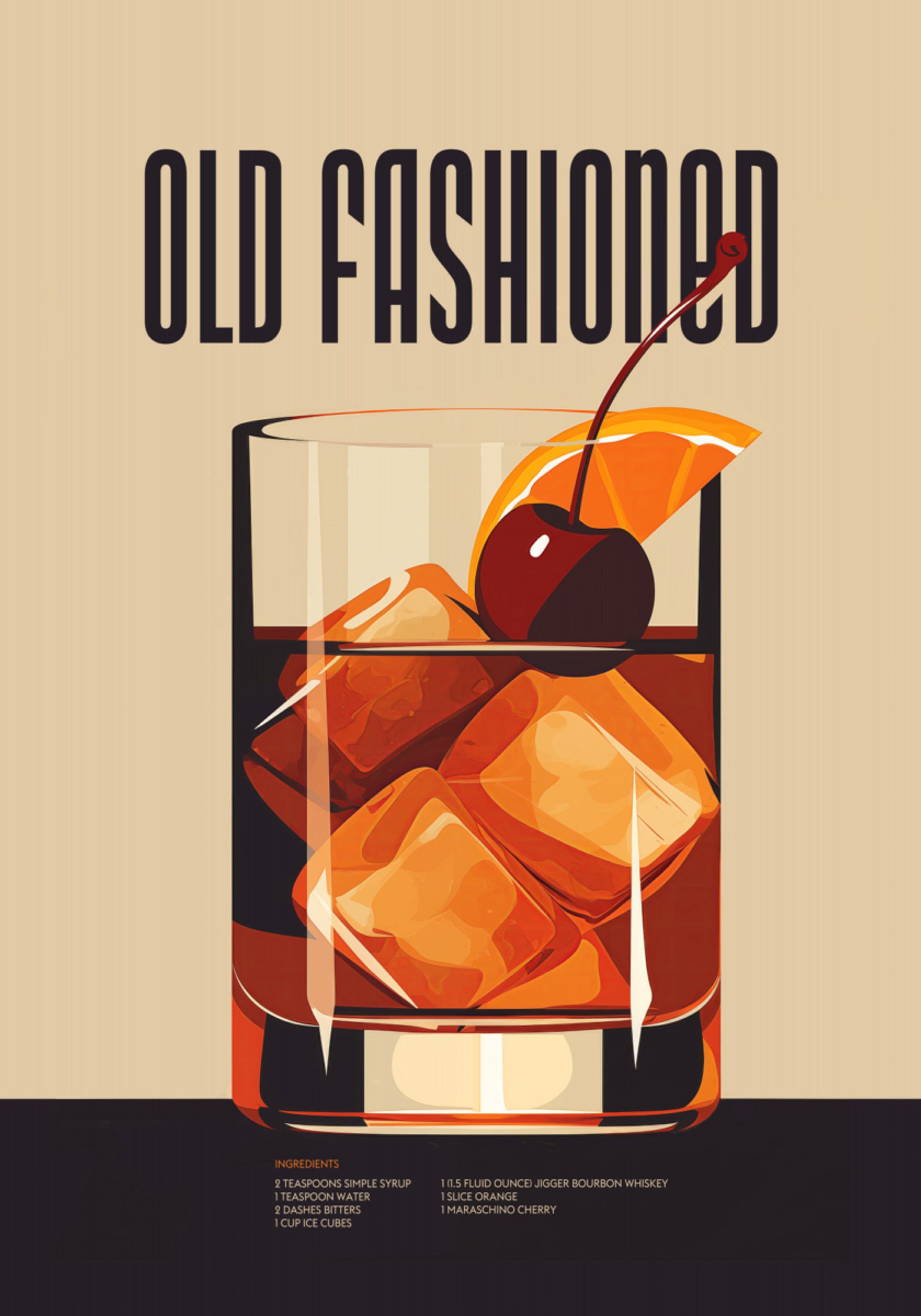 Cocktail classico vecchio stile