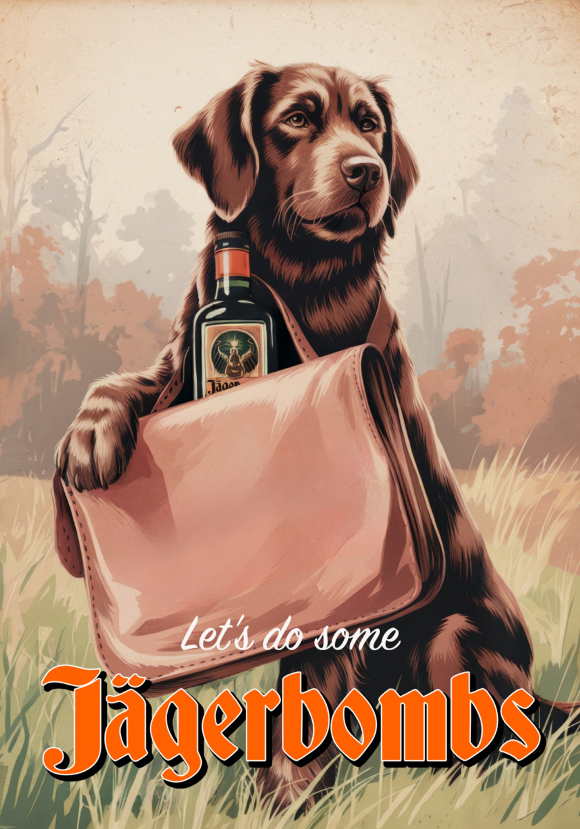 Borsa del cane fedele