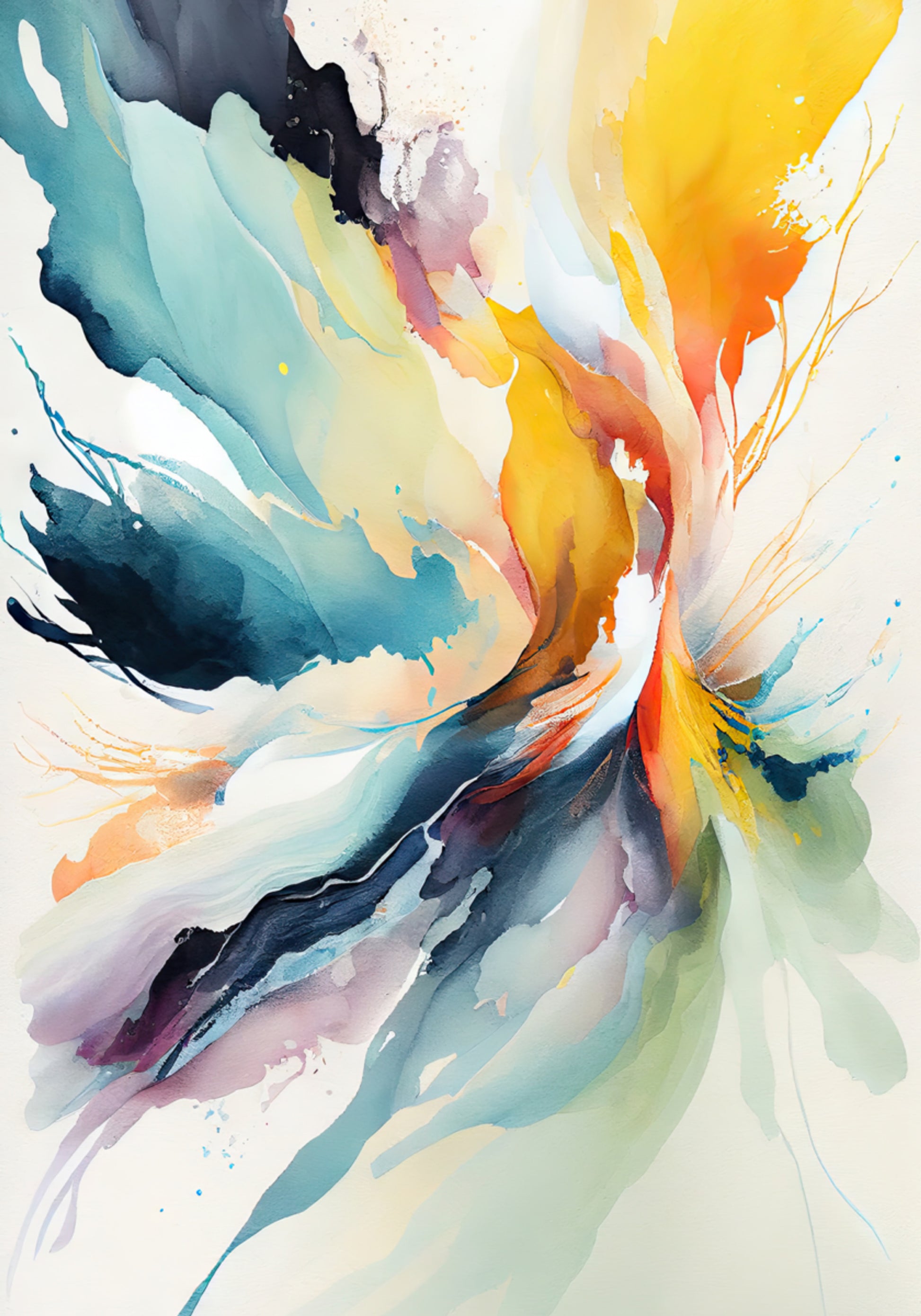 Flusso astratto vibrante