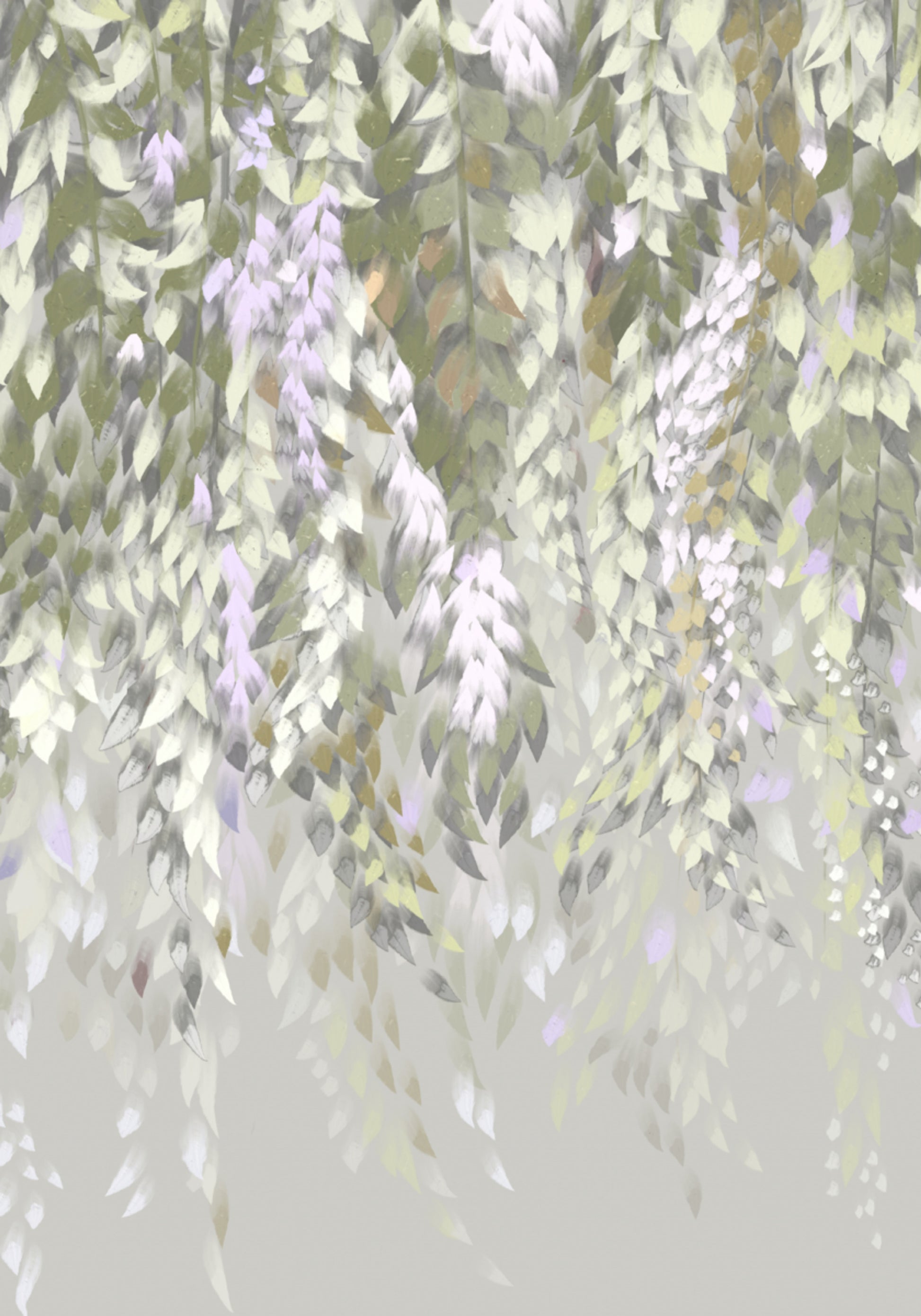 Fiori di glicine pastello