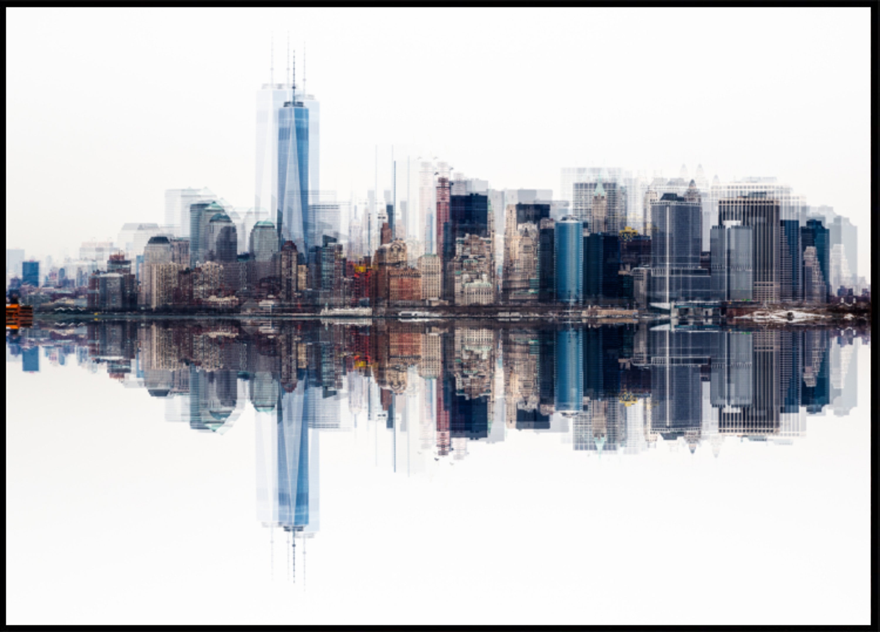 Orizzonte astratto di Manhattan