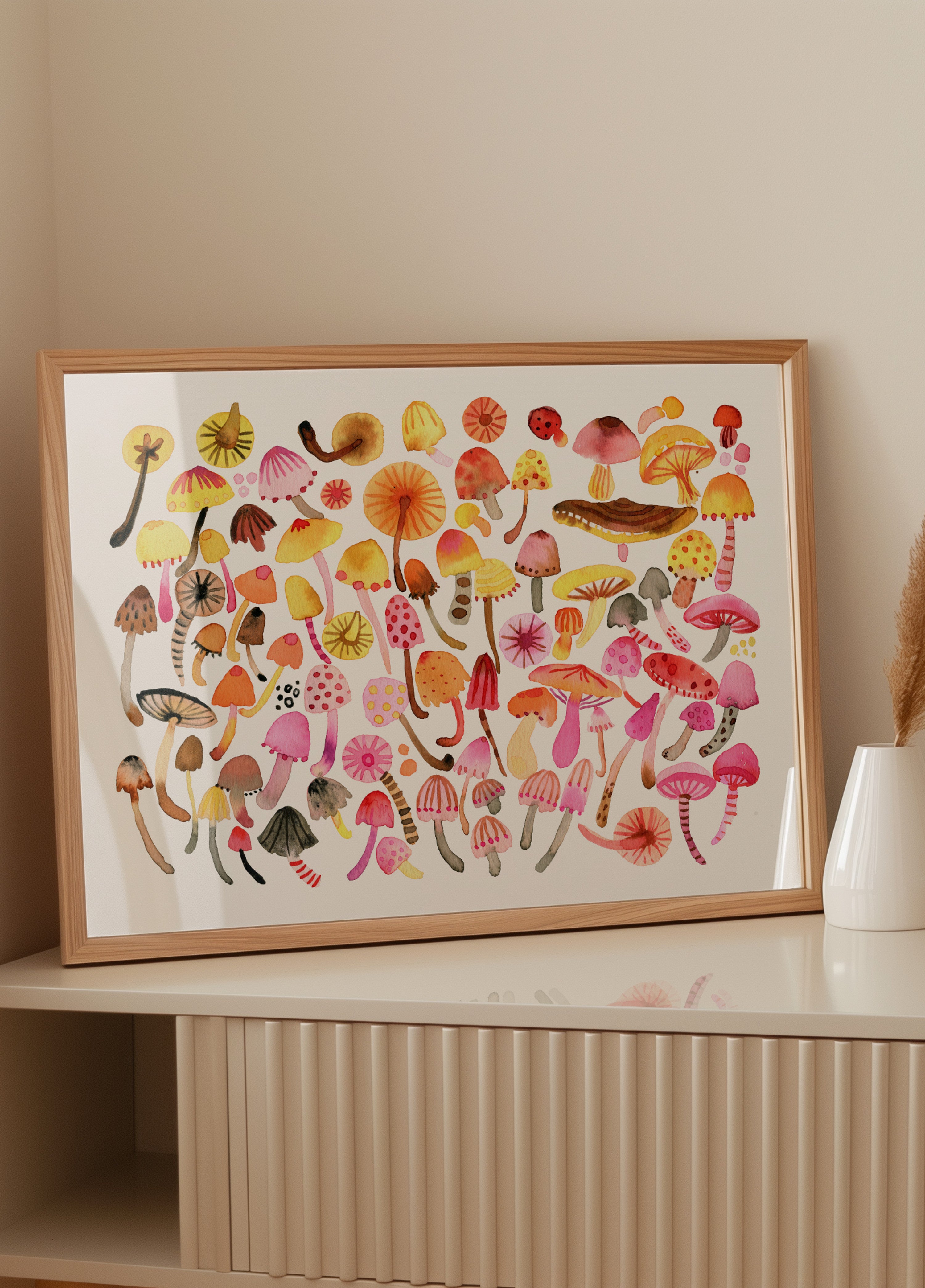 Collezione di funghi stravaganti