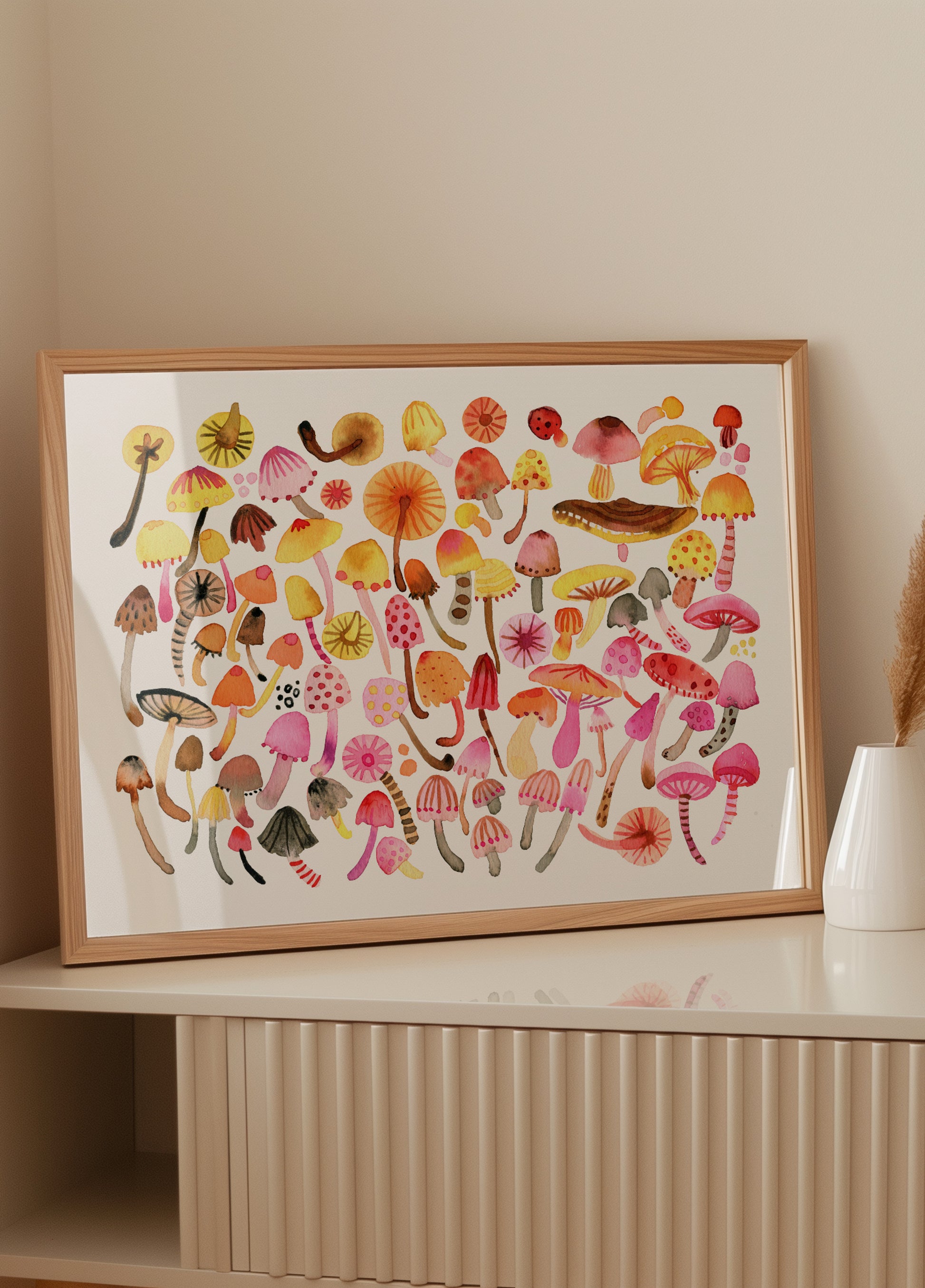 Collezione di funghi stravaganti
