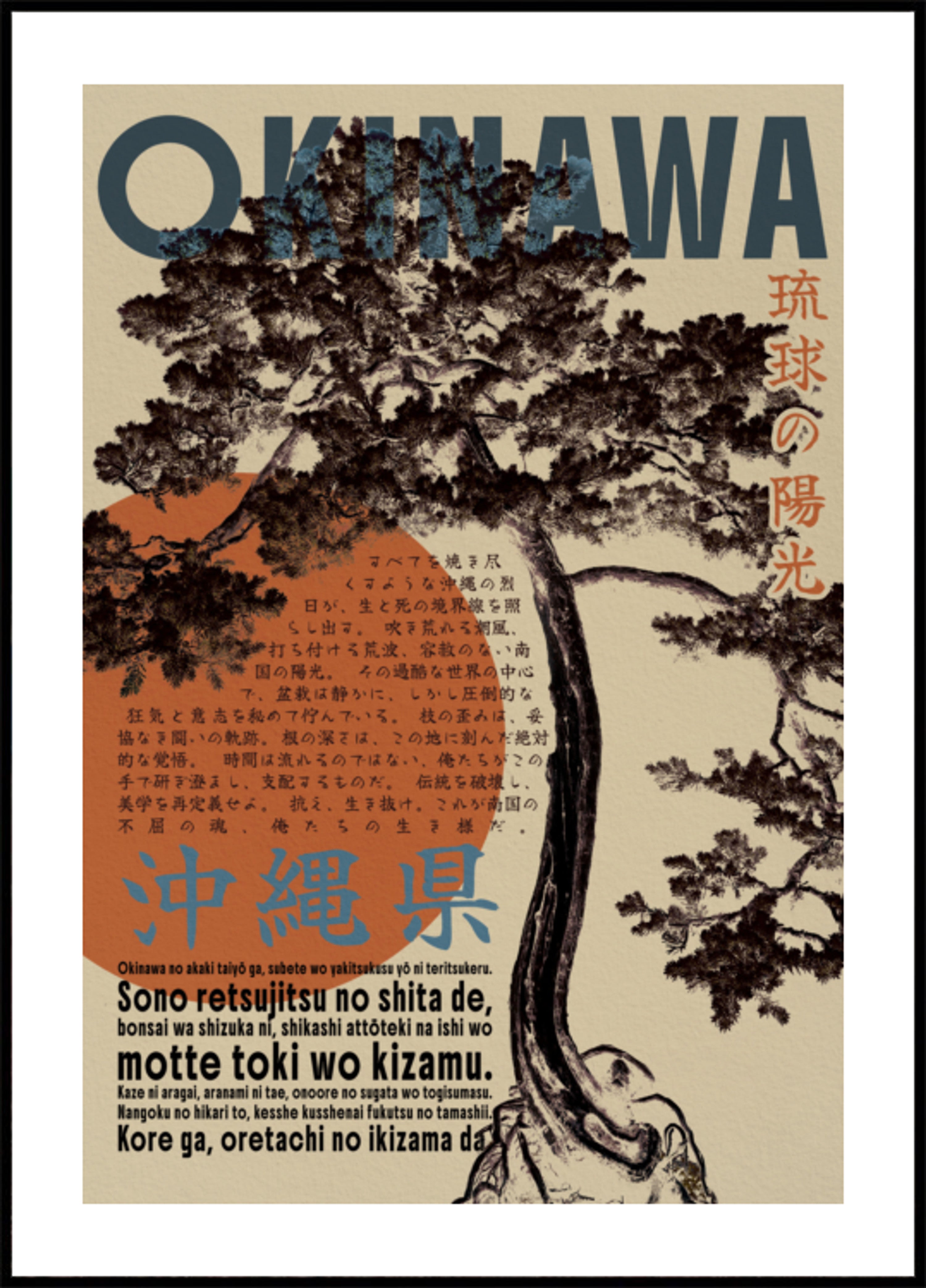 Albero bonsai di Okinawa vintage