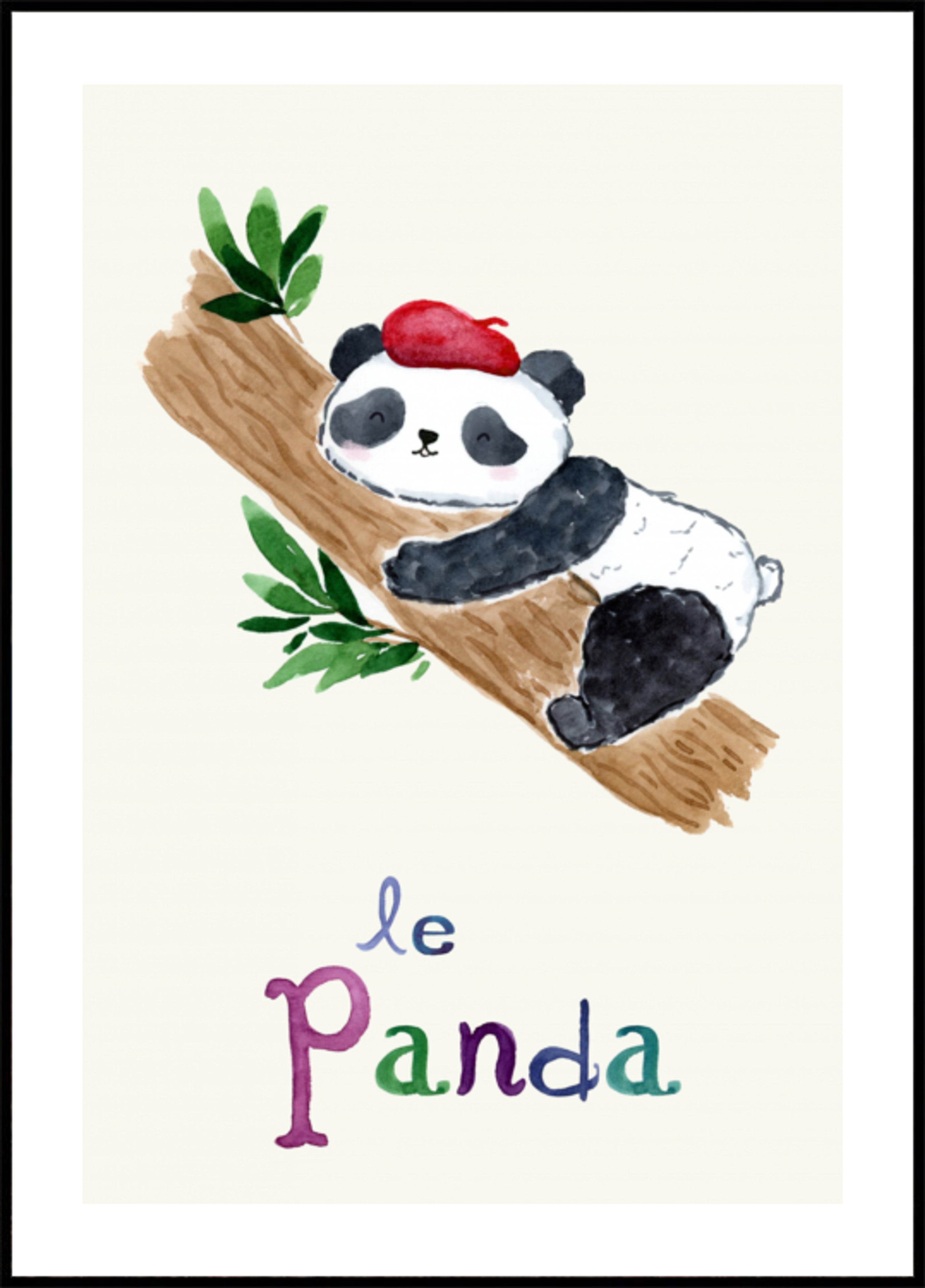 Panda francese addormentato