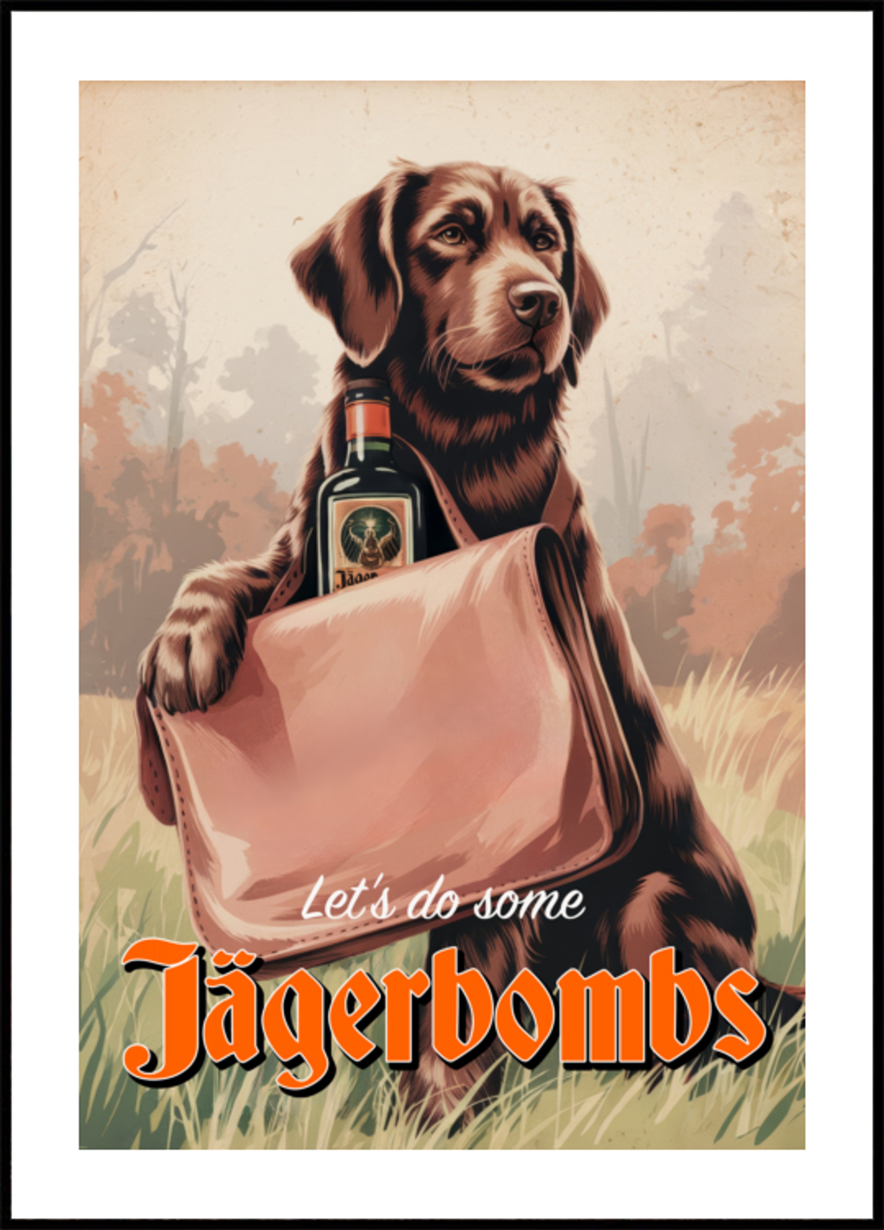 Borsa del cane fedele