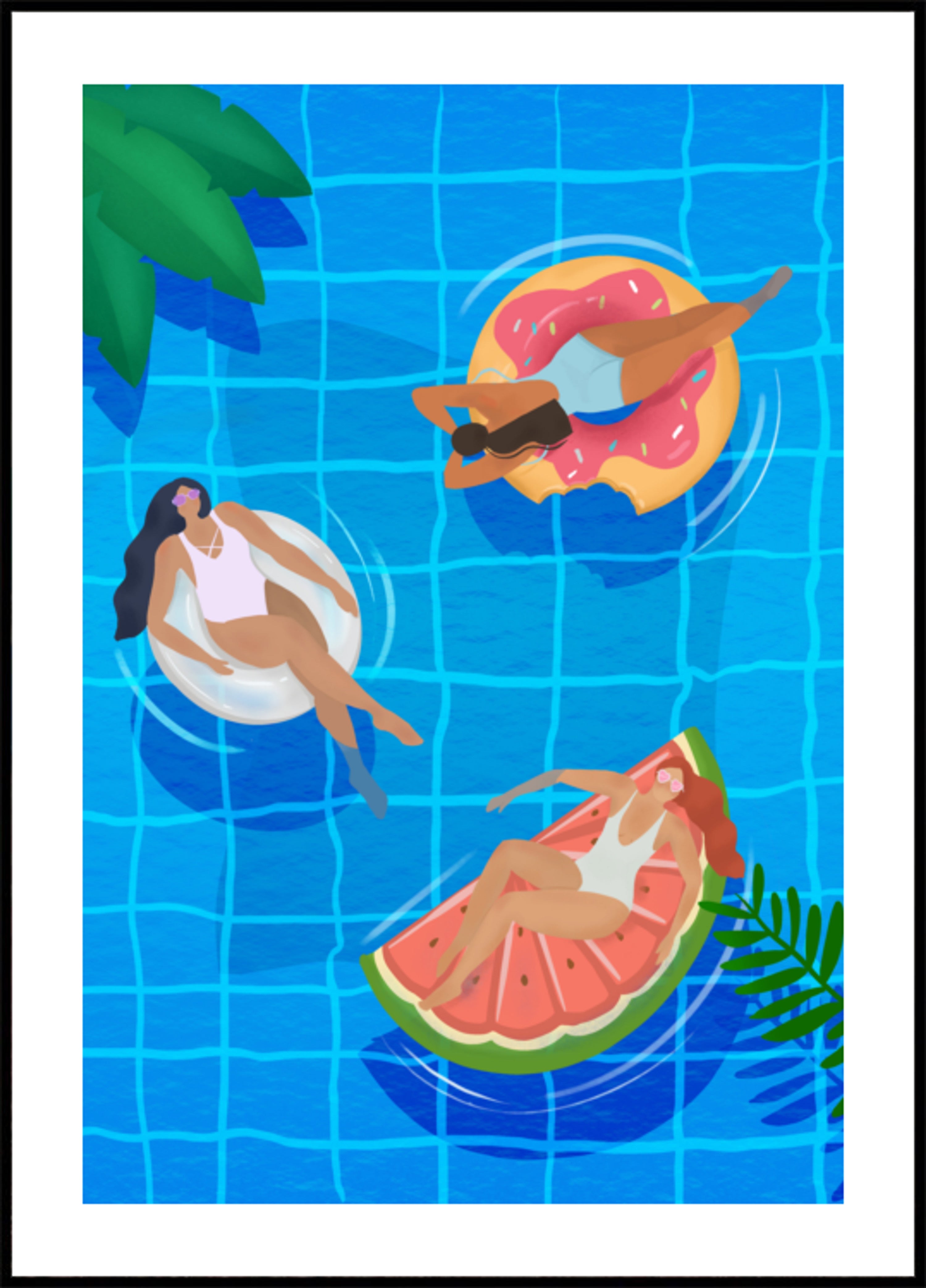Signore della piscina