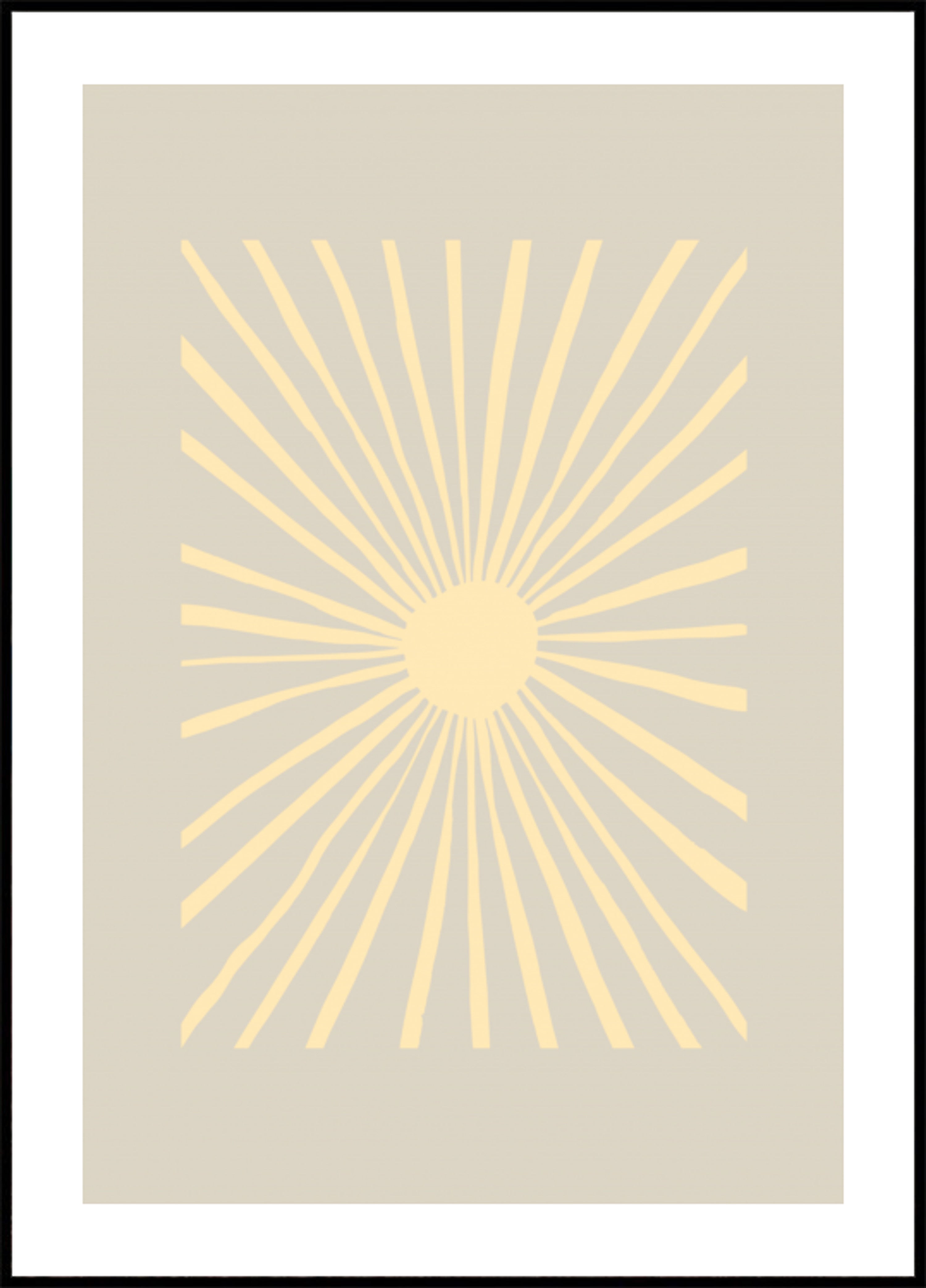 Bagliore astratto del sole
