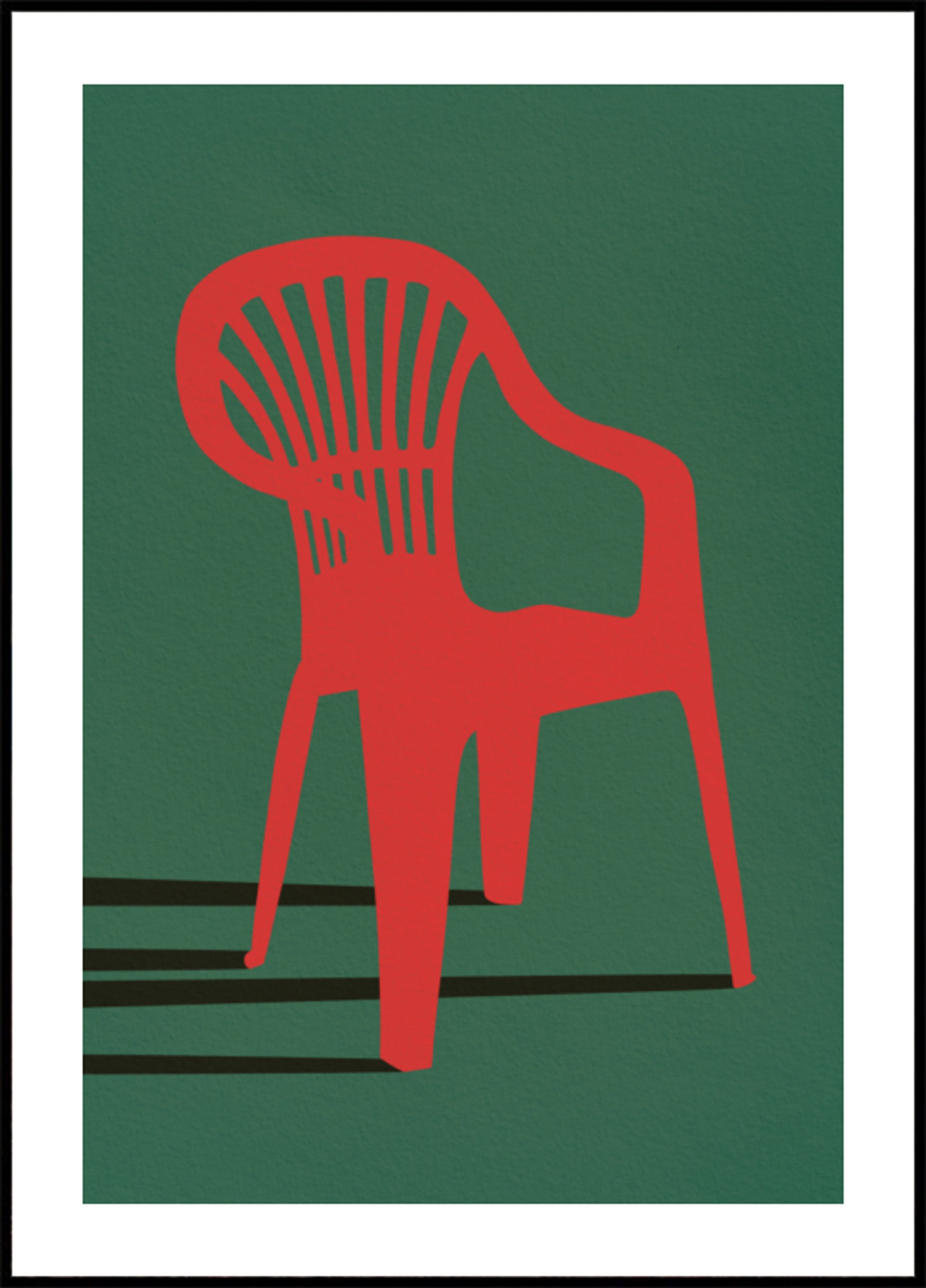 Sedia rossa audace