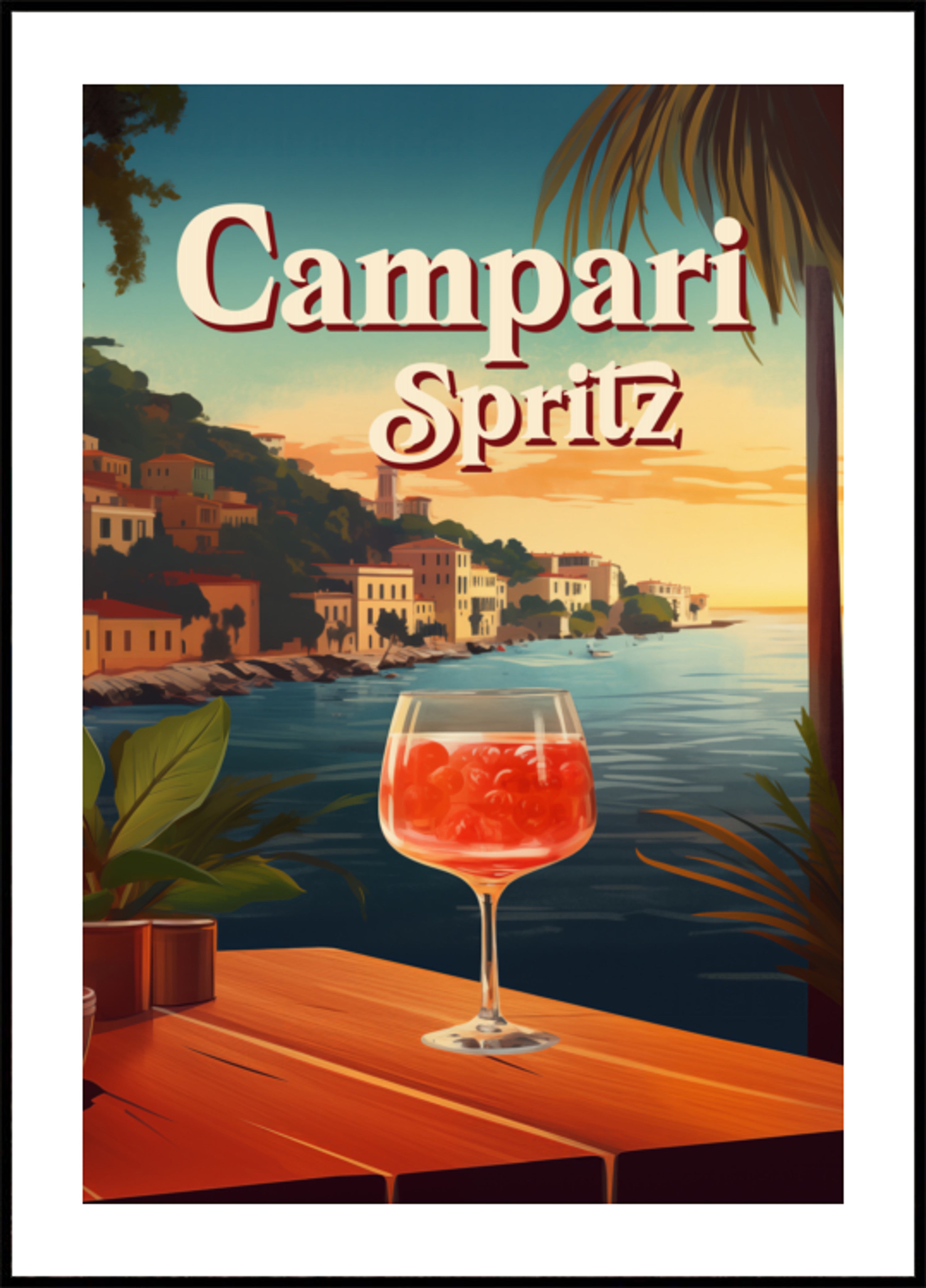Campari Spritz Tramonto sul mare